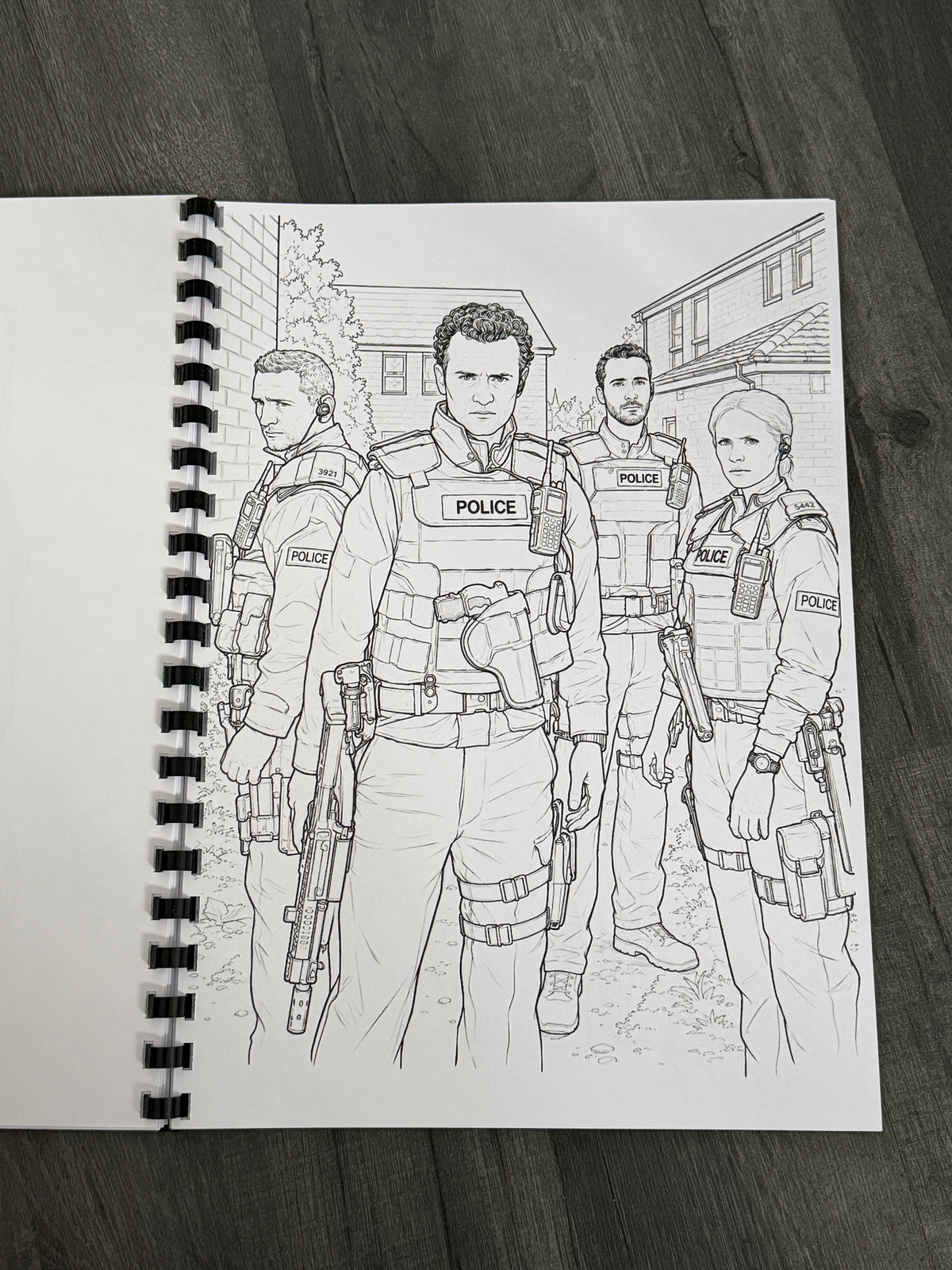 Line of Duty Colouring Book | British Crime TV Inspired Adult Colouring Book