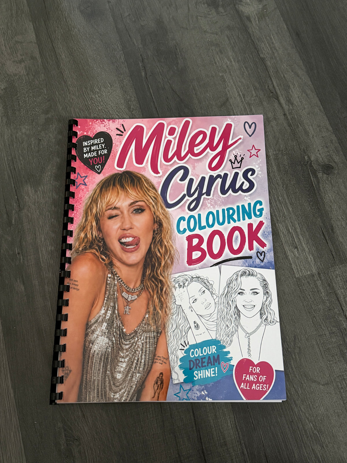 Miley Cyrus Colouring Book | Pop Music Inspired Adult Colouring Book