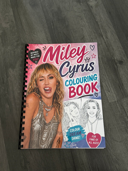 Miley Cyrus Colouring Book | Pop Music Inspired Adult Colouring Book