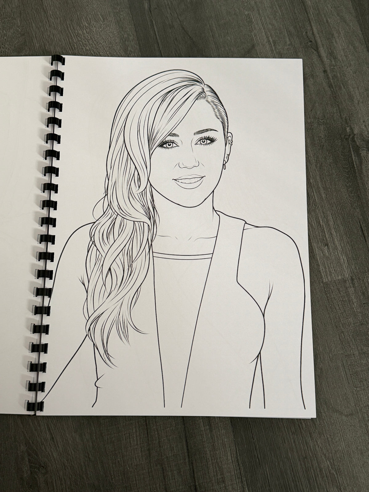Miley Cyrus Colouring Book | Pop Music Inspired Adult Colouring Book