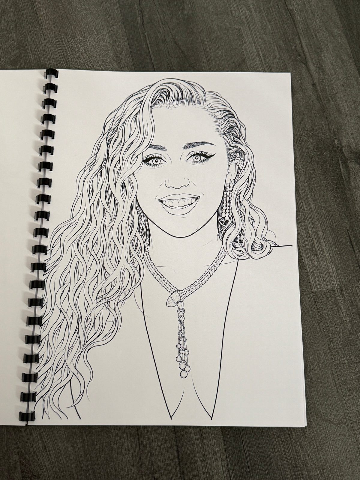 Miley Cyrus Colouring Book | Pop Music Inspired Adult Colouring Book