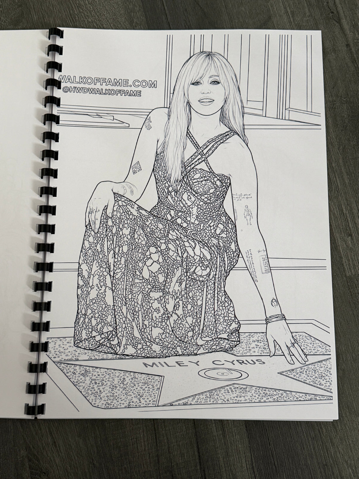 Miley Cyrus Colouring Book | Pop Music Inspired Adult Colouring Book