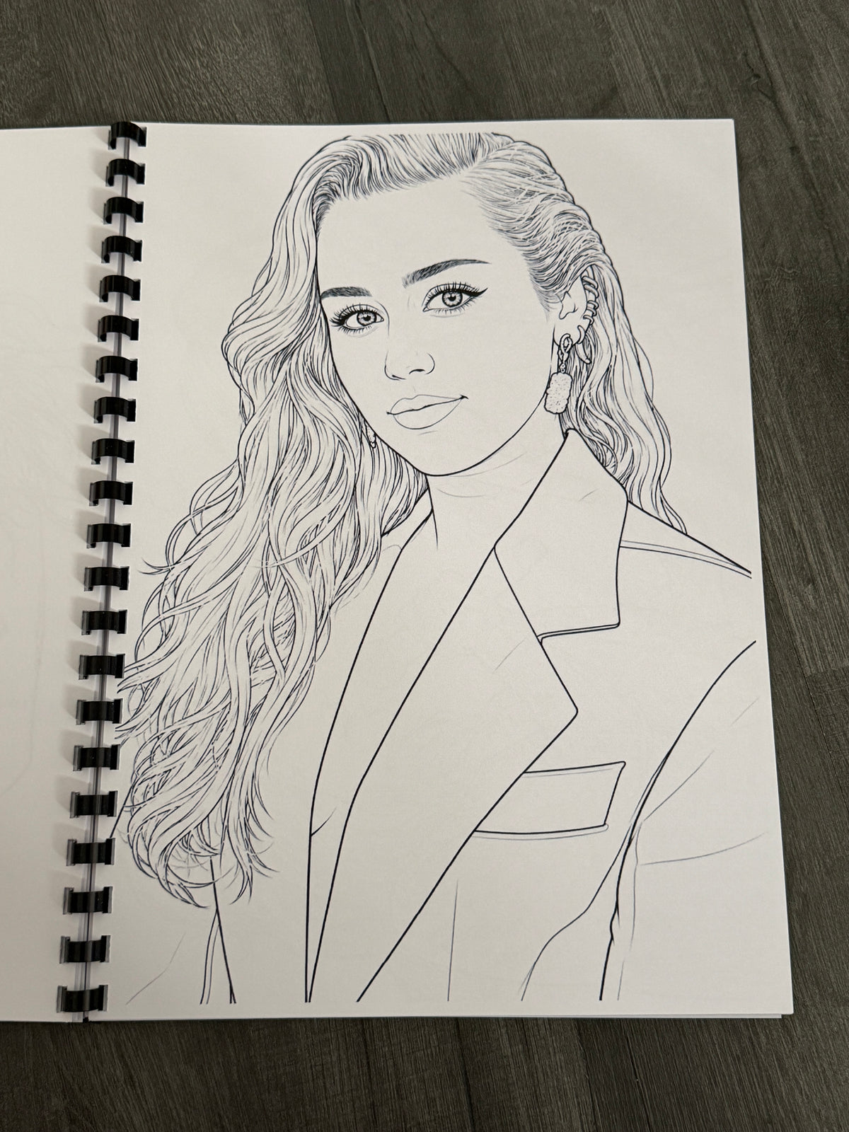 Miley Cyrus Colouring Book | Pop Music Inspired Adult Colouring Book