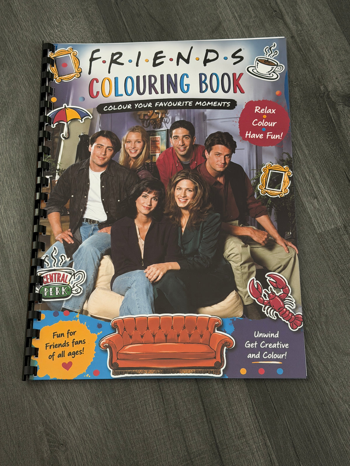 Friends Colouring Book Version 2 | TV Show Inspired Adult Colouring Book