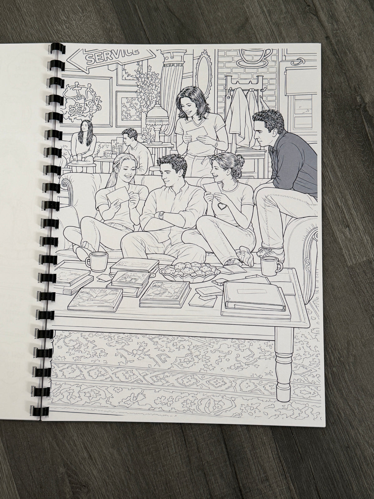 Friends Colouring Book Version 2 | TV Show Inspired Adult Colouring Book