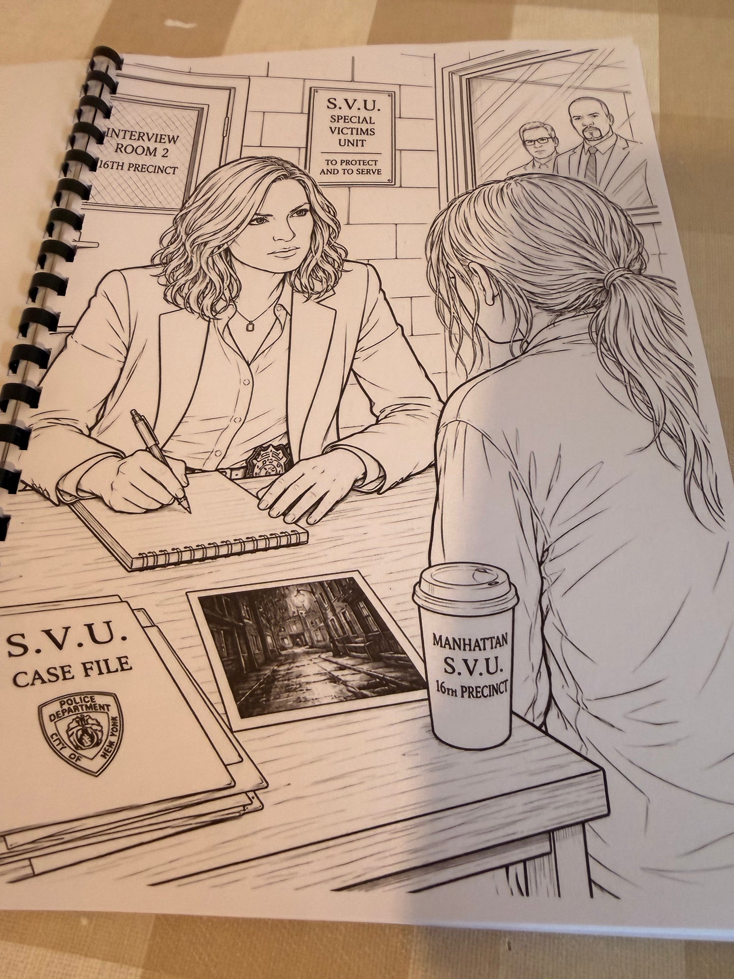 Law & Order: Special Victims Unit Colouring Book | Crime TV Inspired Adult Colouring Book