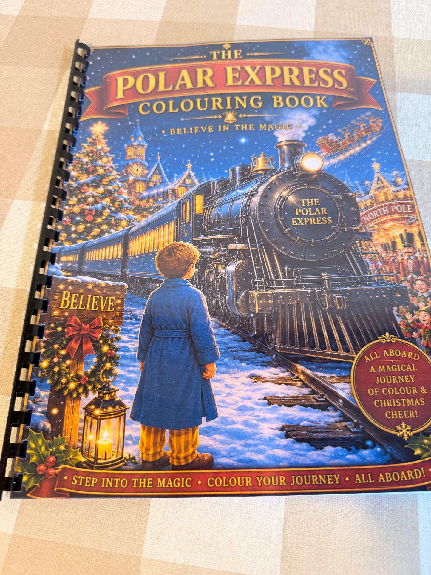 Polar Express Colouring Book | Christmas Movie Inspired Adult Colouring Book