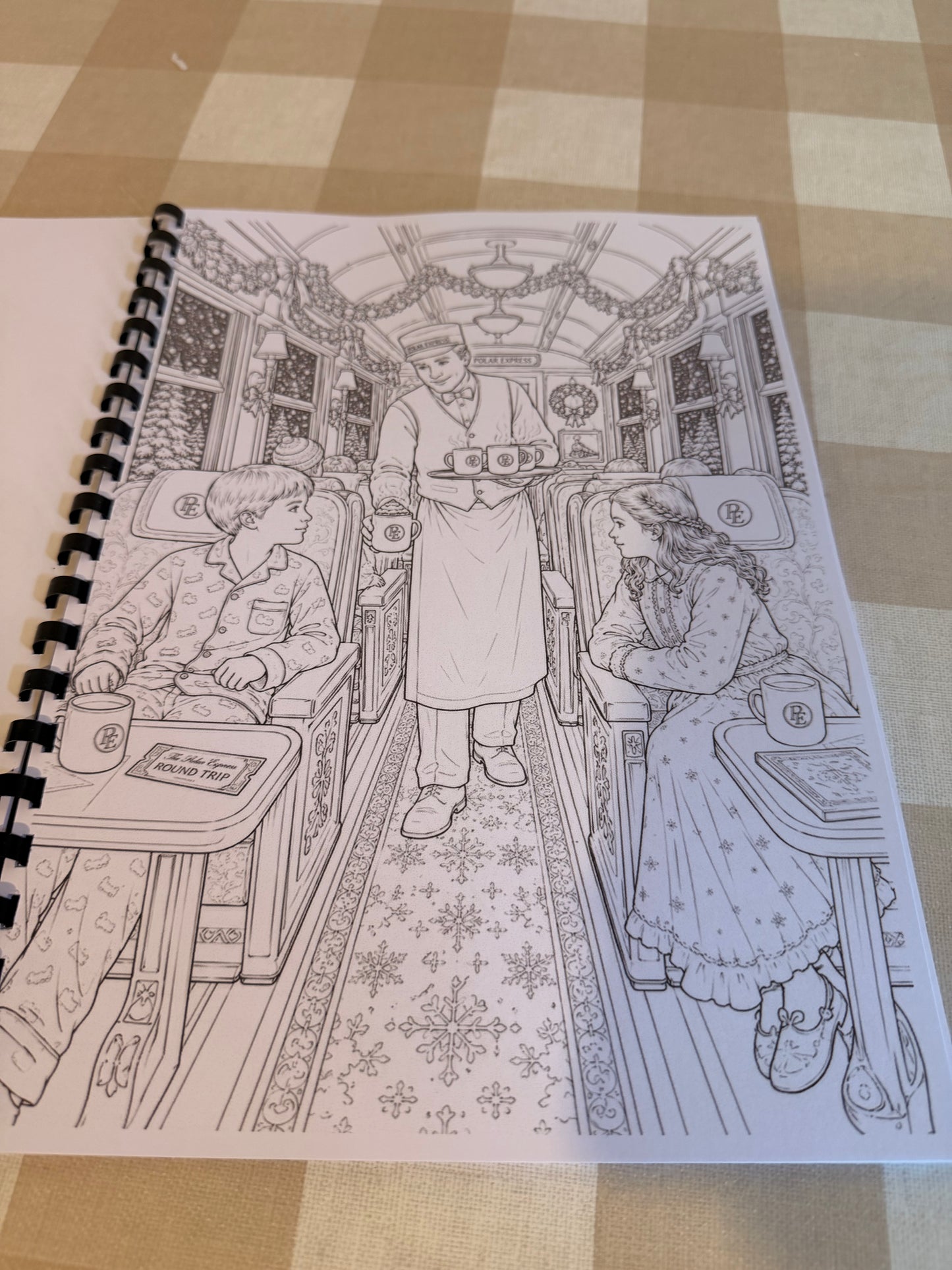 Polar Express Colouring Book | Christmas Movie Inspired Adult Colouring Book