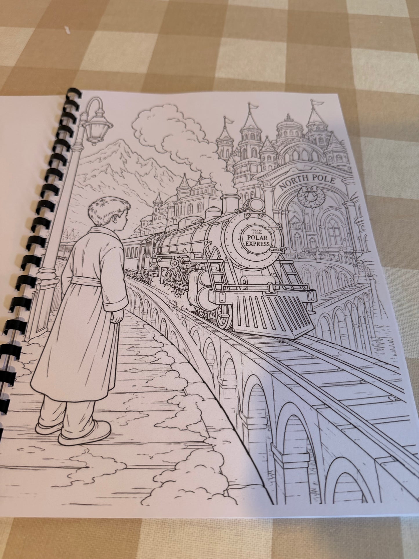 Polar Express Colouring Book | Christmas Movie Inspired Adult Colouring Book