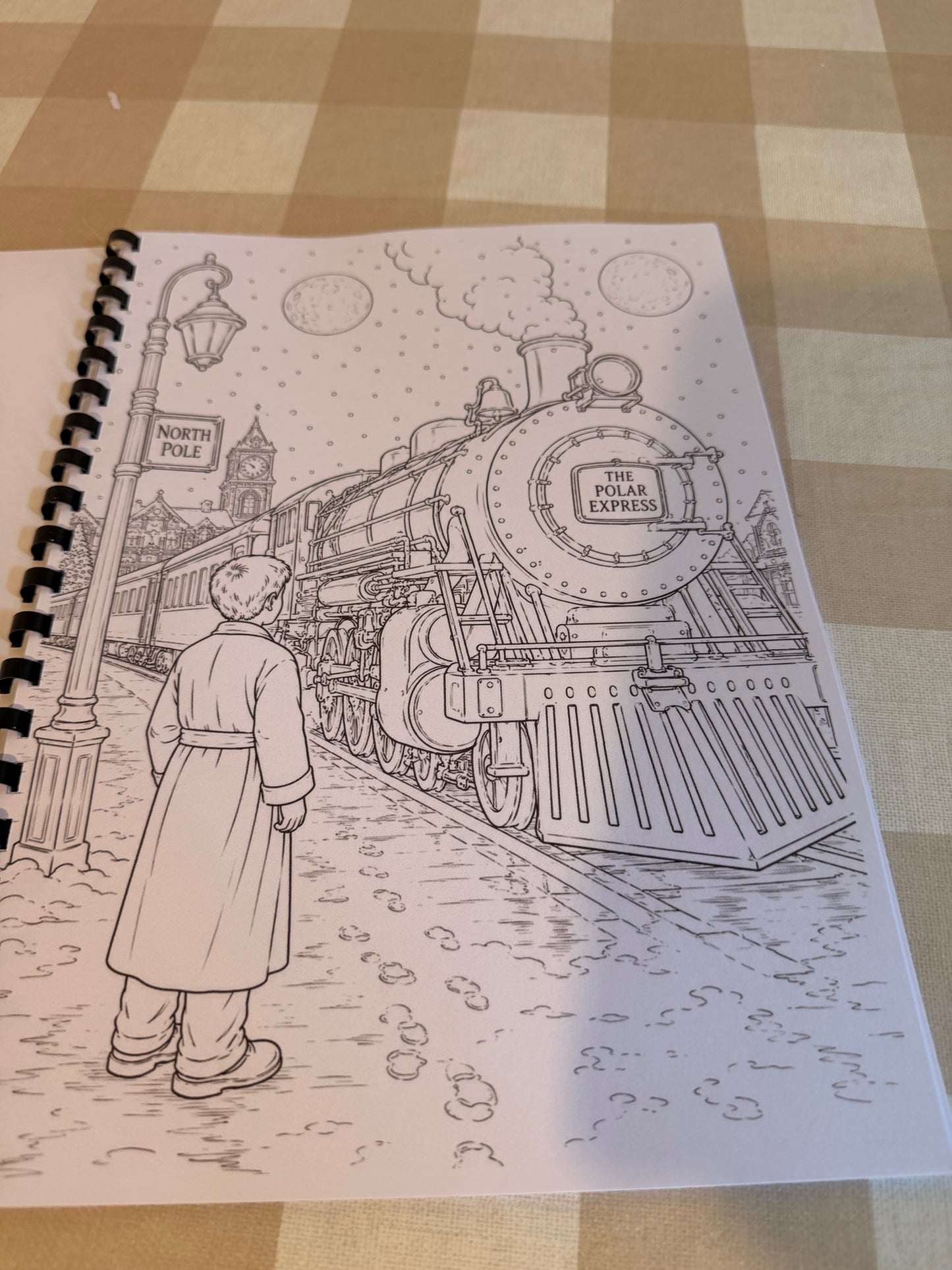 Polar Express Colouring Book | Christmas Movie Inspired Adult Colouring Book
