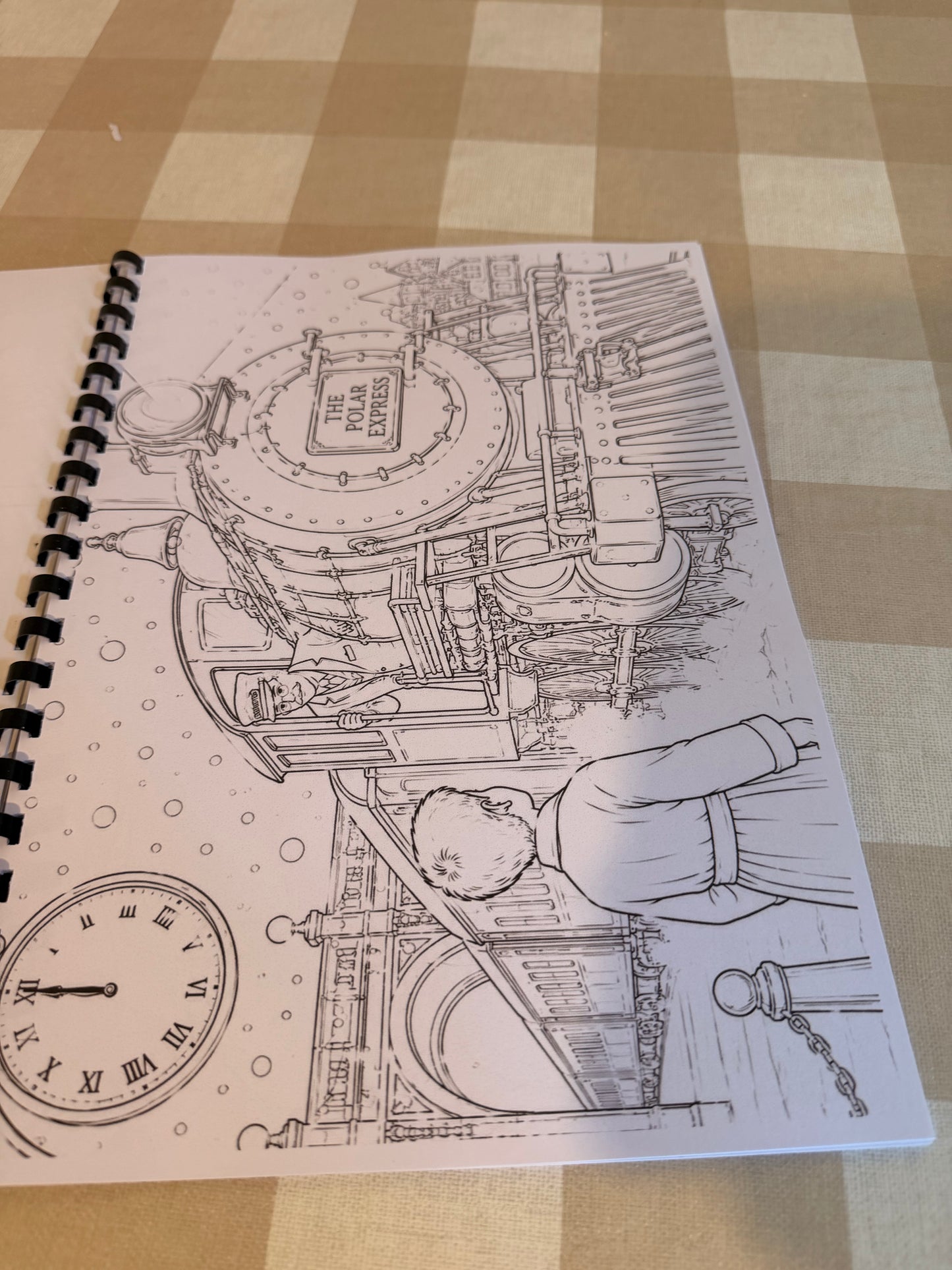 Polar Express Colouring Book | Christmas Movie Inspired Adult Colouring Book