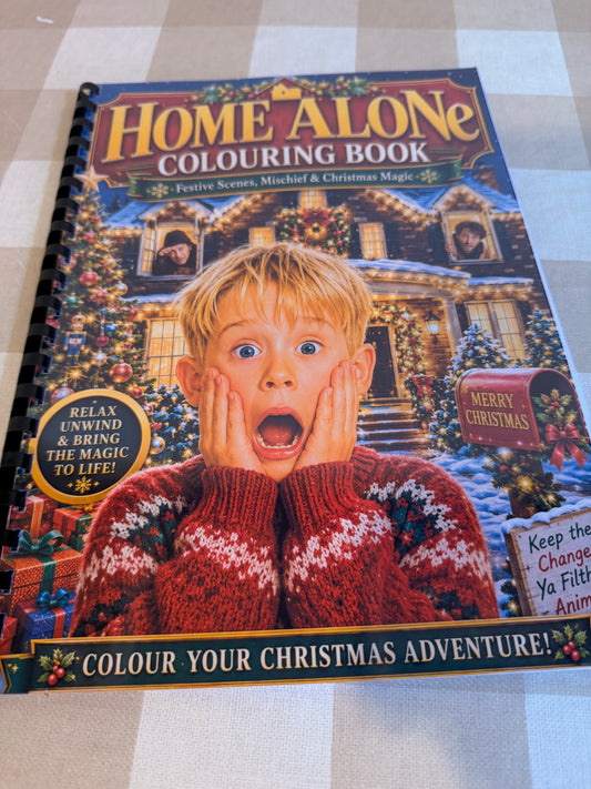 Home Alone Colouring Book | Classic Christmas Movie Inspired Adult Colouring Book
