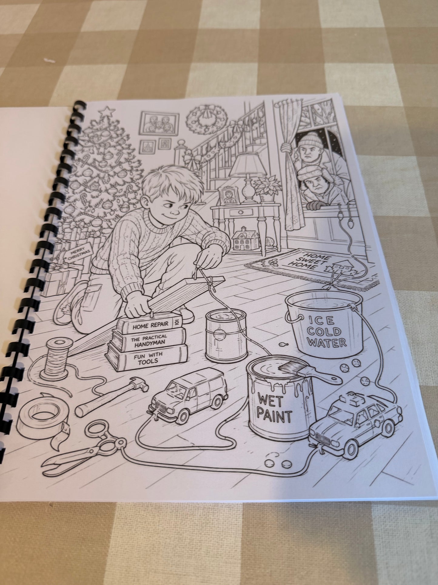 Home Alone Colouring Book | Classic Christmas Movie Inspired Adult Colouring Book