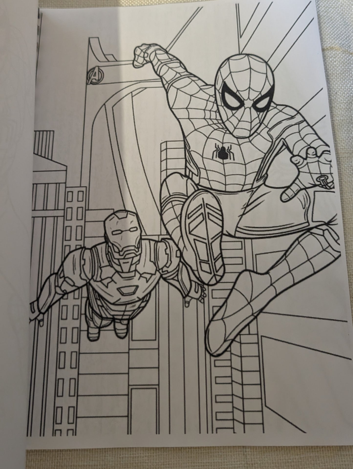 Avengers Superhero Adventure Colouring Book