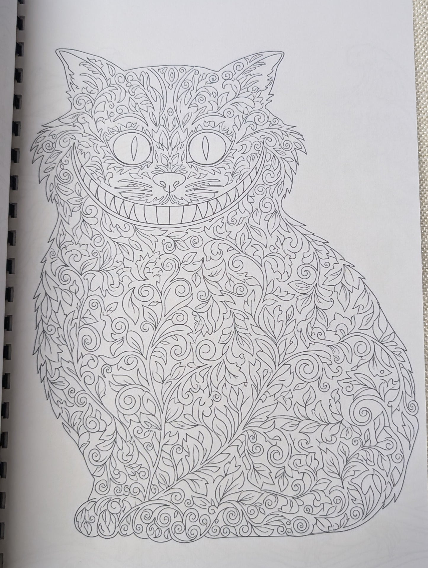 Alice in Wonderland Inspired Colouring Book