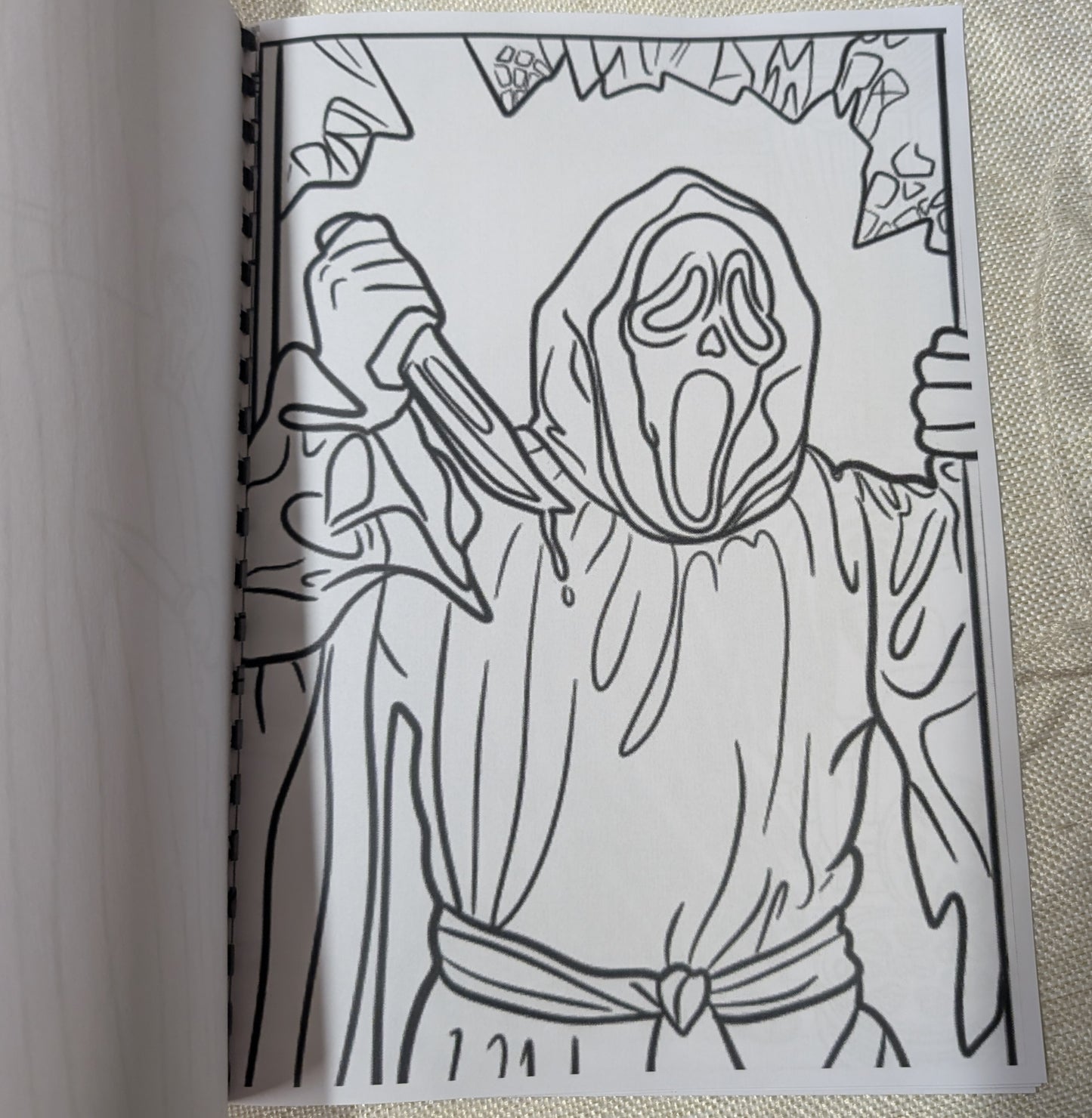 Scary Movie Inspired Colouring Book