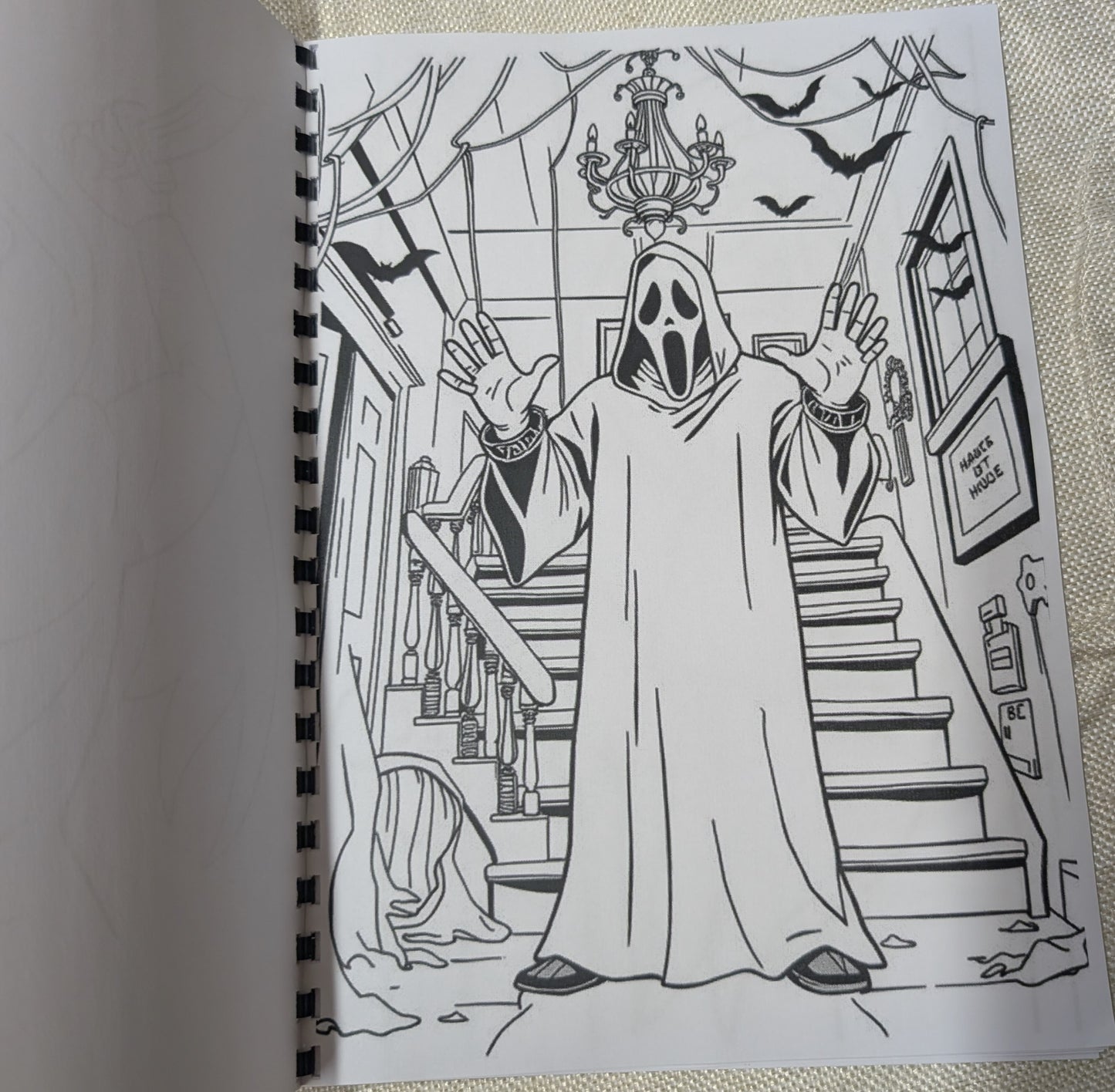 Scary Movie Inspired Colouring Book