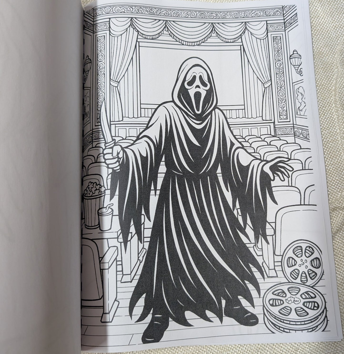 Scary Movie Inspired Colouring Book