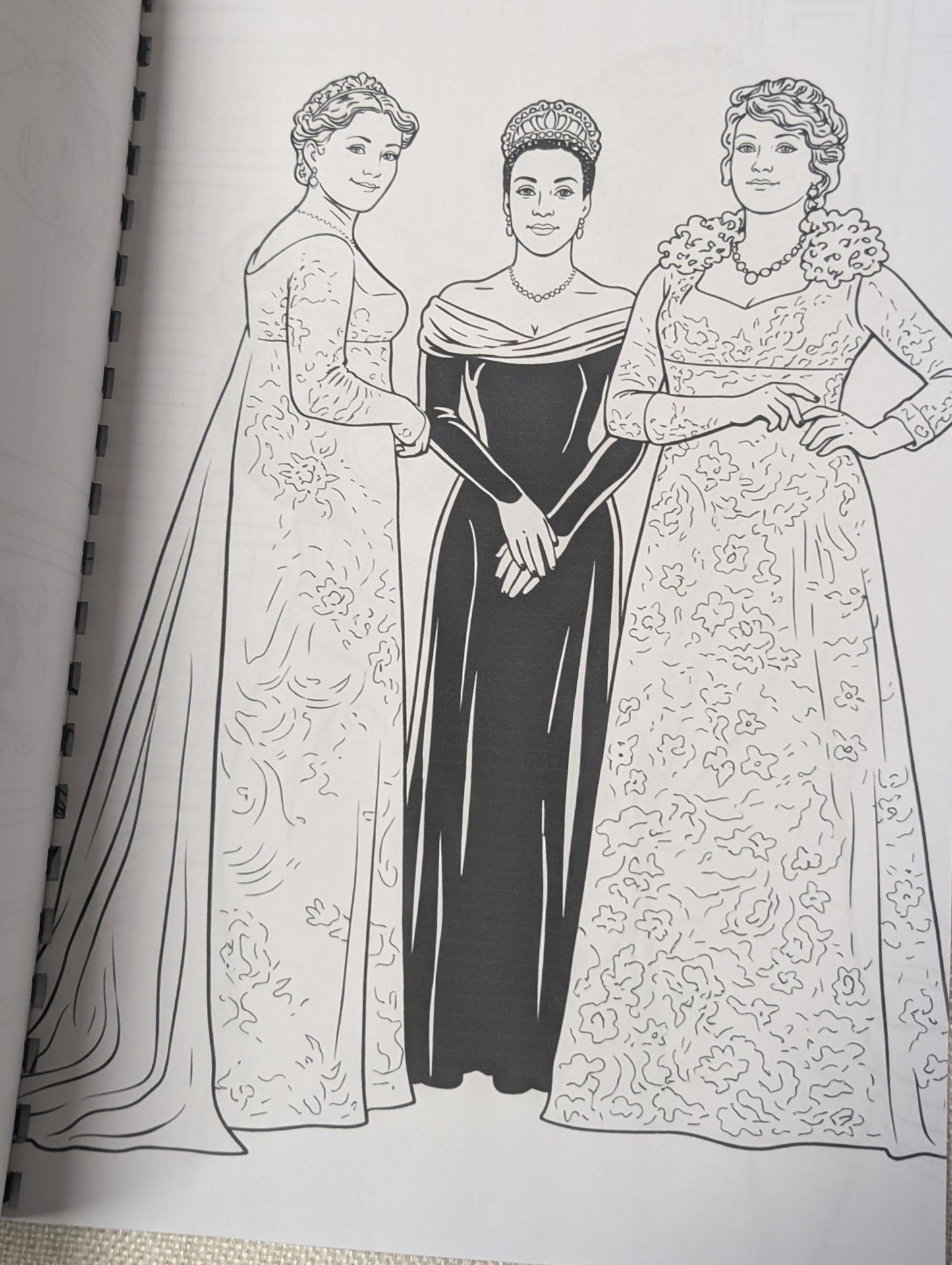 Bridgerton Colouring Book – Inspired TV Series Colouring Book | 20+ Elegant Regency Romance Colouring Pages
