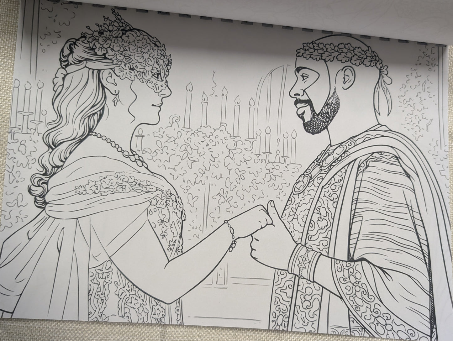 Bridgerton Colouring Book – Inspired TV Series Colouring Book | 20+ Elegant Regency Romance Colouring Pages