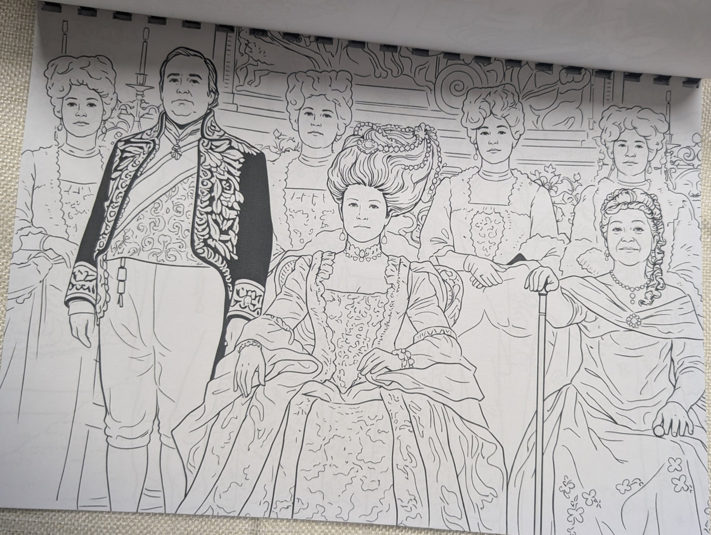 Bridgerton Colouring Book – Inspired TV Series Colouring Book | 20+ Elegant Regency Romance Colouring Pages