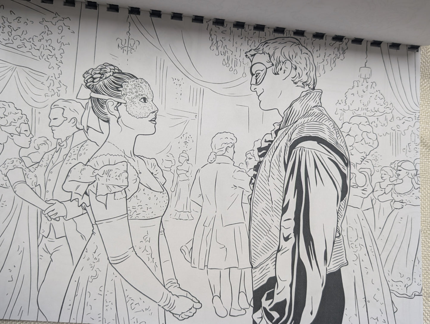 Bridgerton Colouring Book – Inspired TV Series Colouring Book | 20+ Elegant Regency Romance Colouring Pages
