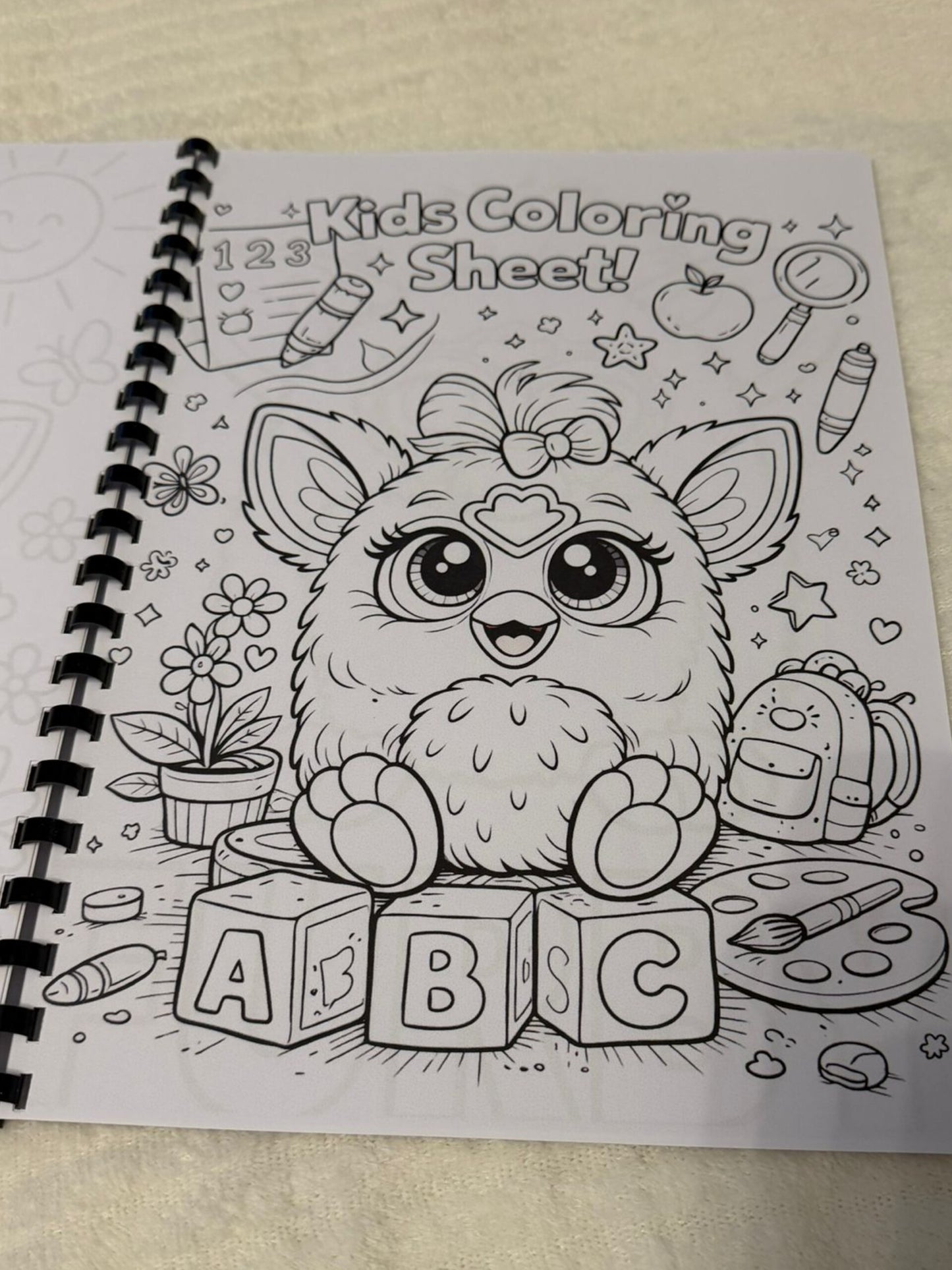 Furby Inspired Colouring Book