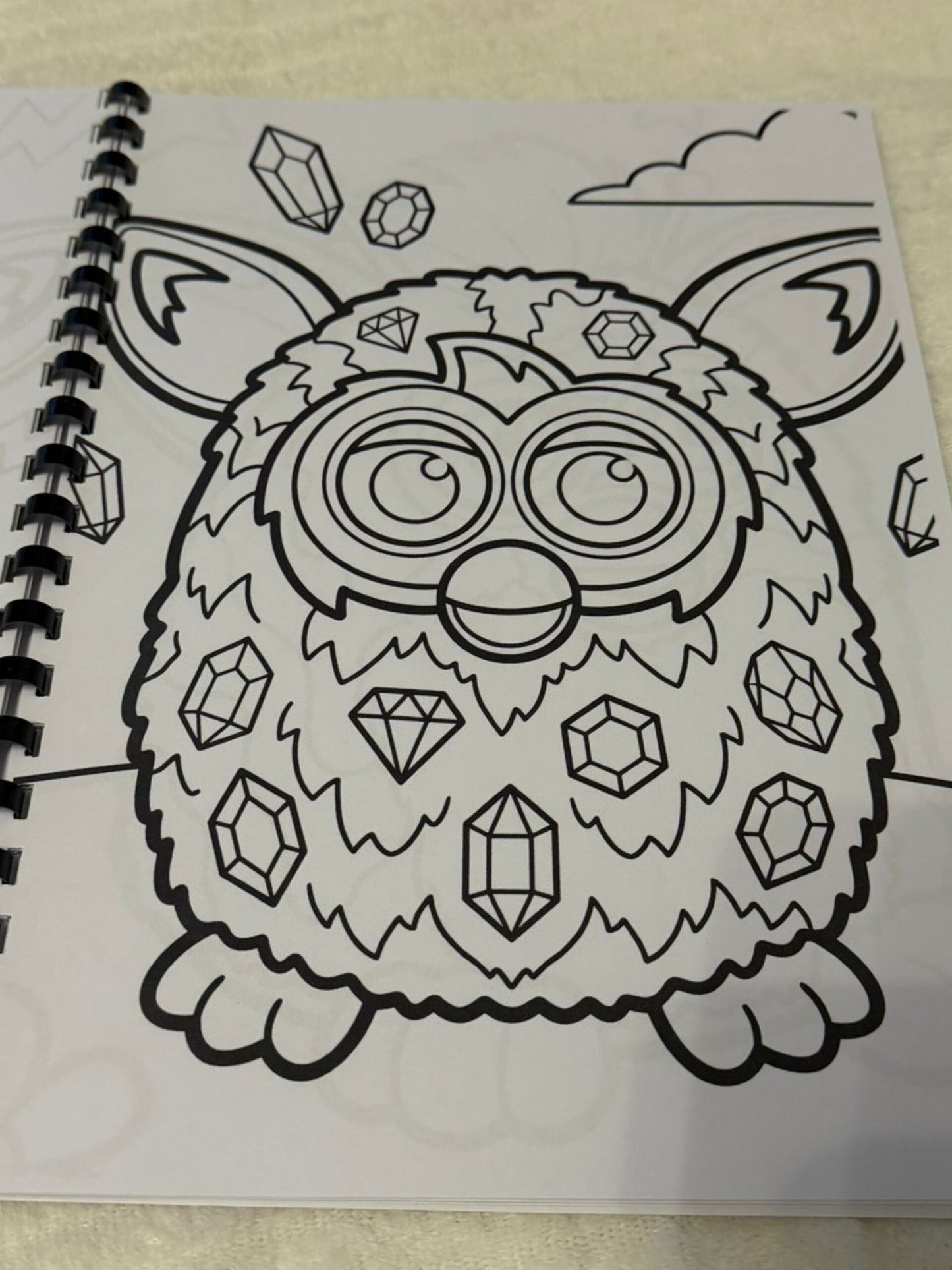 Furby Inspired Colouring Book