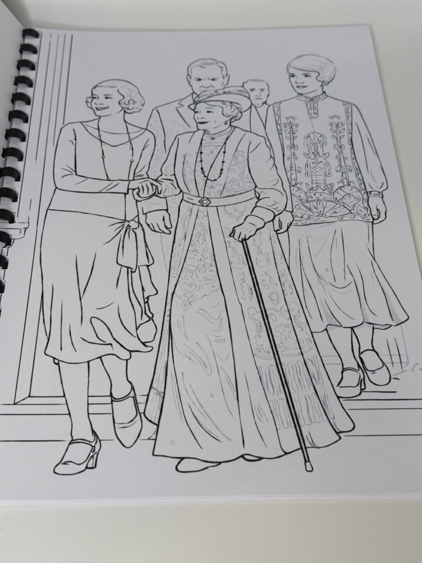 Downton Abbey Colouring Book – Inspired TV Series Colouring Book | 20+ Elegant British Period Drama Colouring Pages