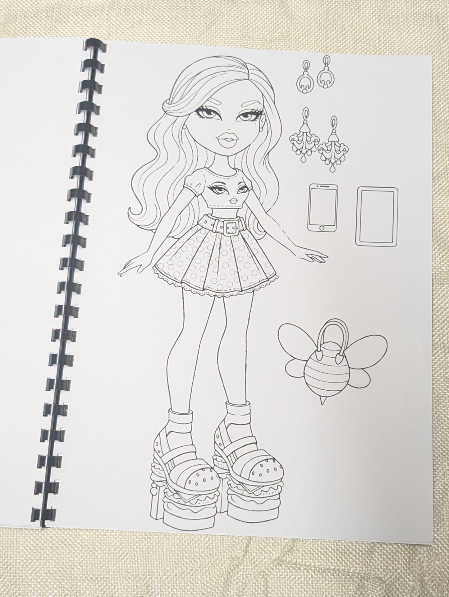 Bratz Dolls Inspired Colouring Book