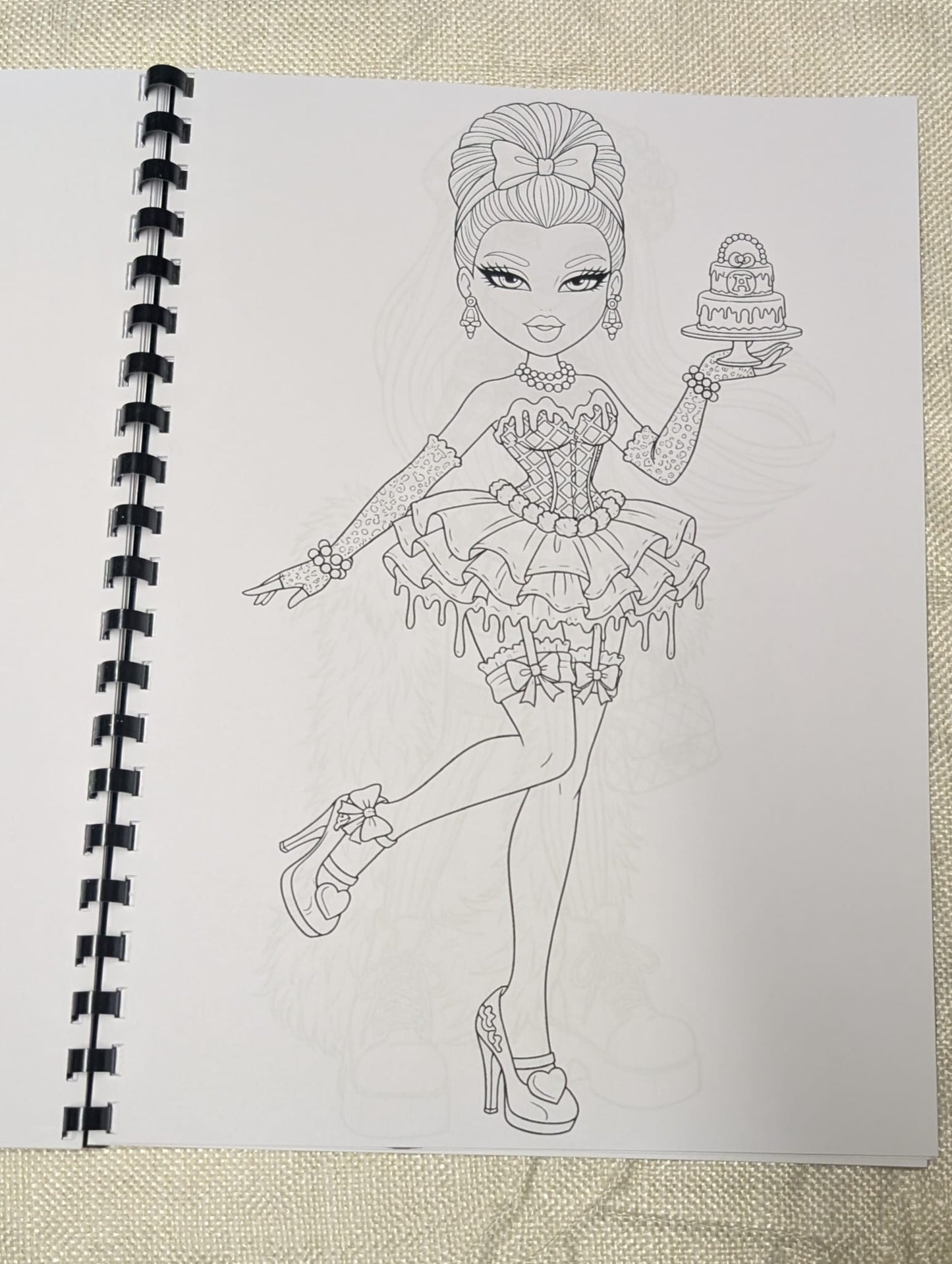 Bratz Dolls Inspired Colouring Book