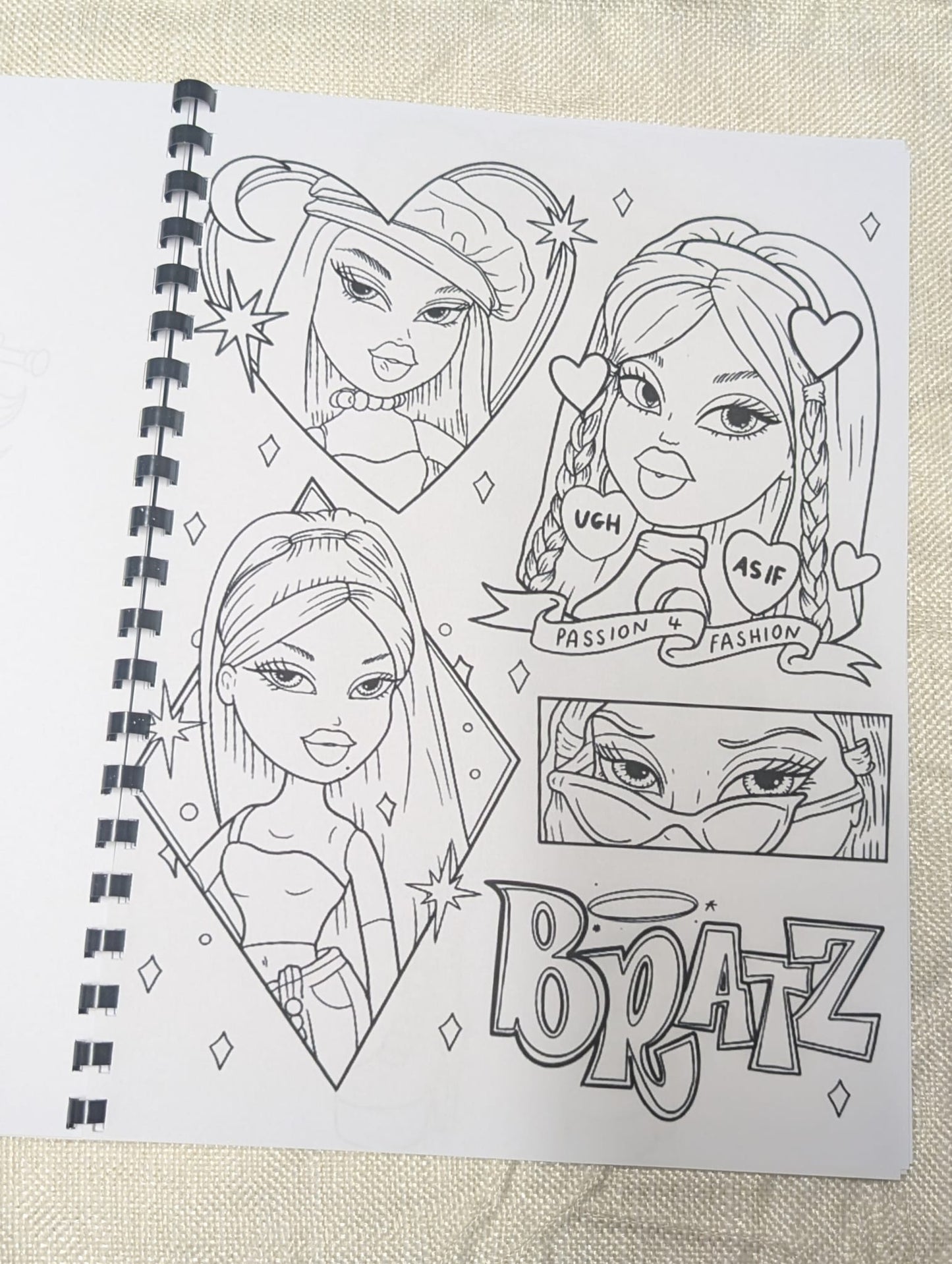 Bratz Dolls Inspired Colouring Book