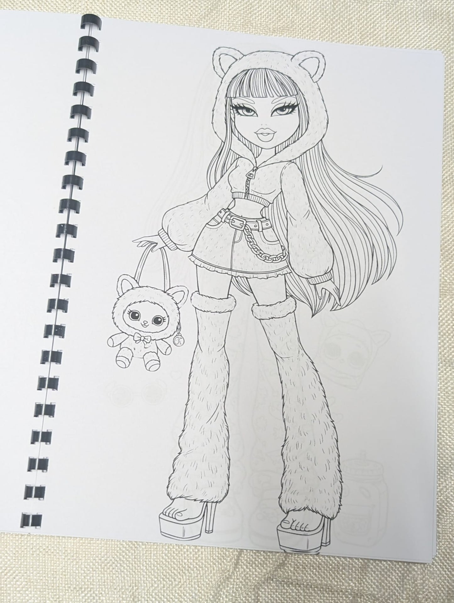 Bratz Dolls Inspired Colouring Book