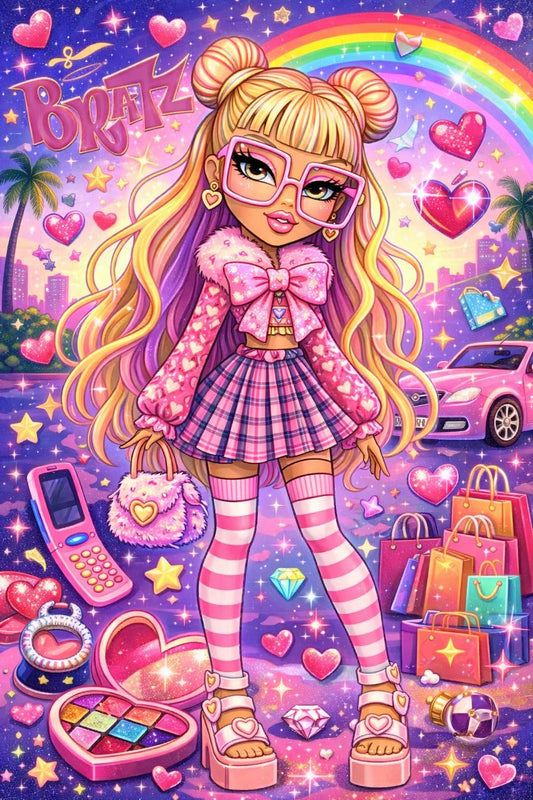 Bratz Dolls Inspired Colouring Book