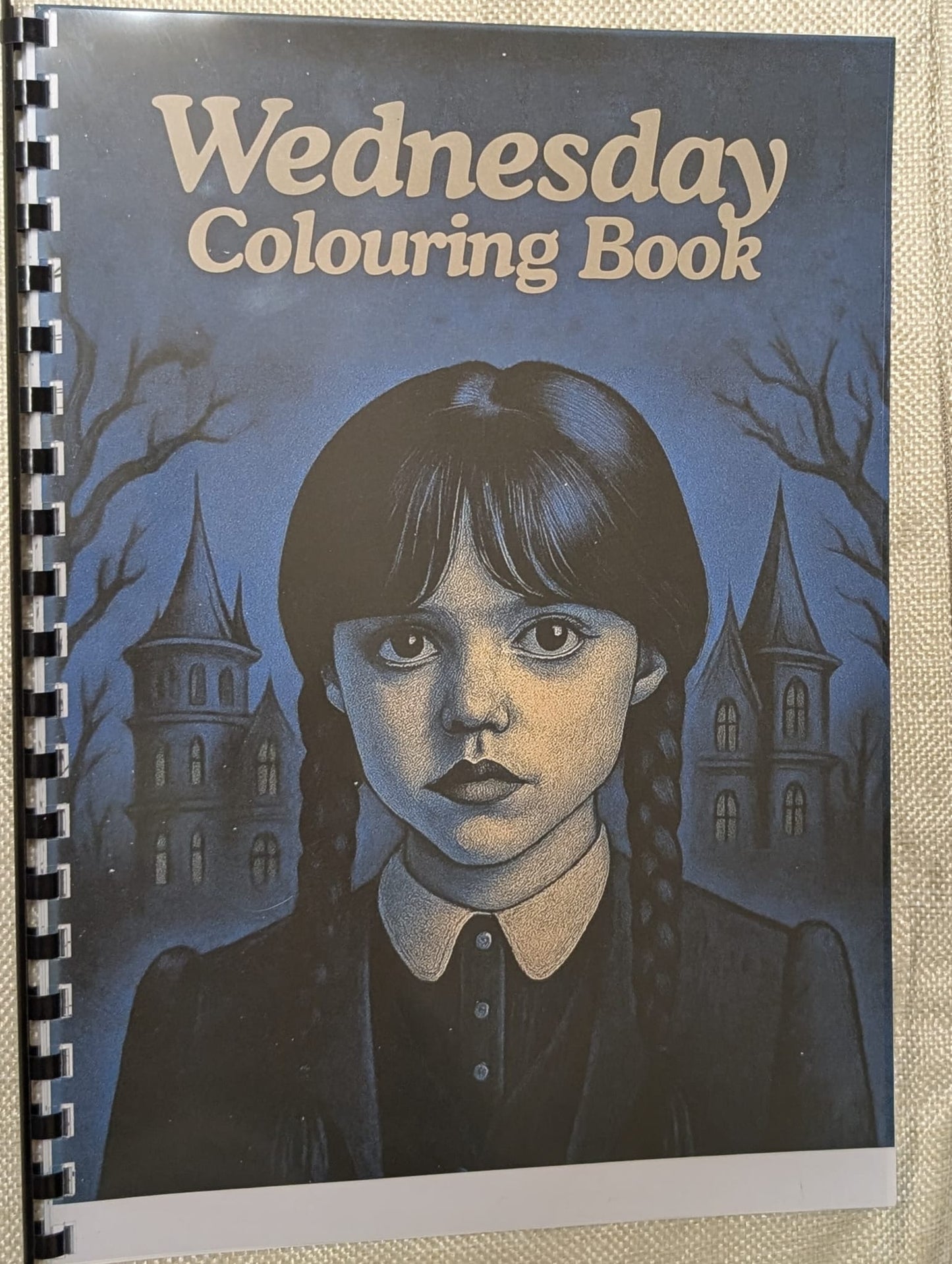 Wednesday Inspired Colouring Book