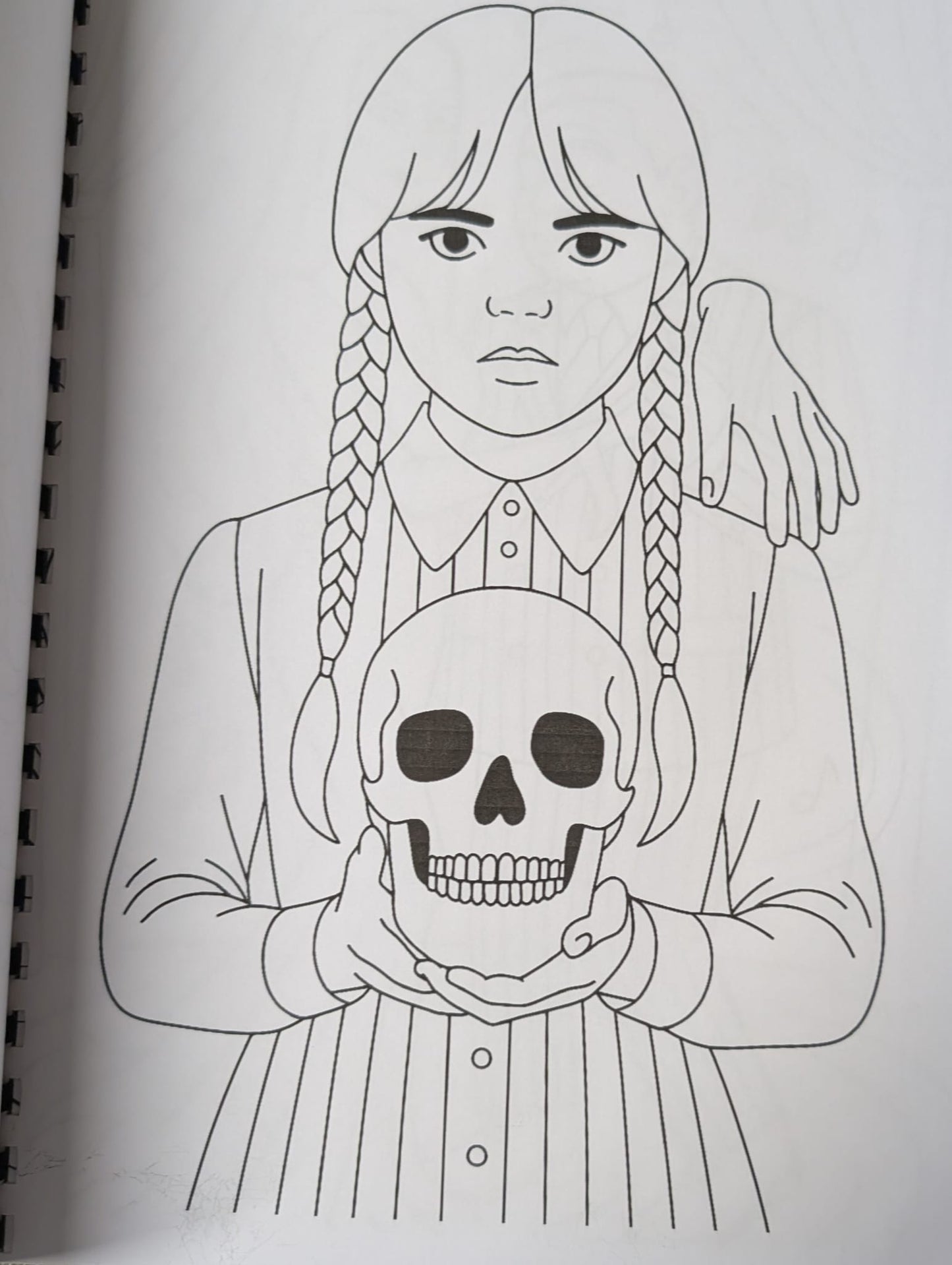 Wednesday Inspired Colouring Book