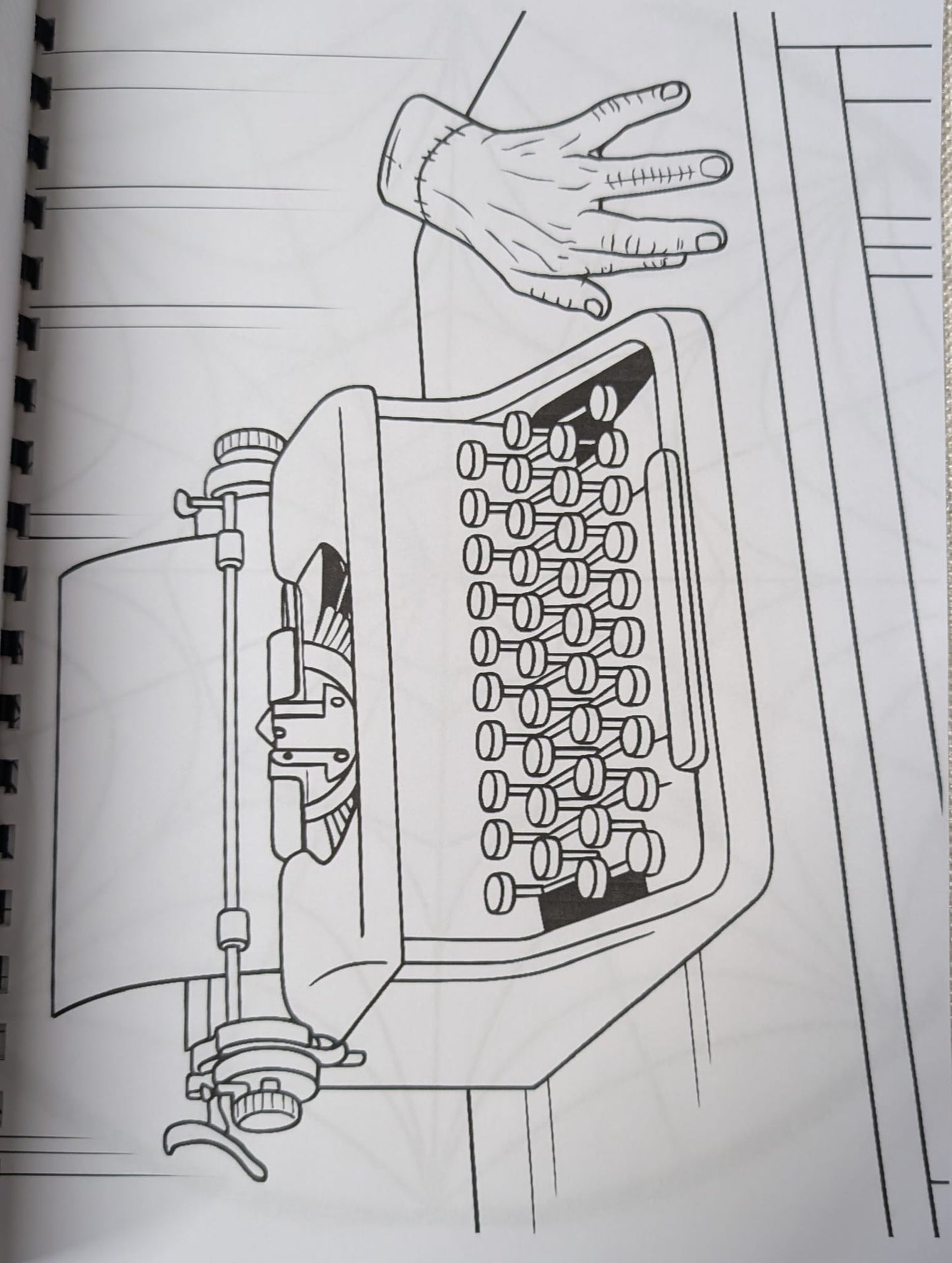 Wednesday Inspired Colouring Book