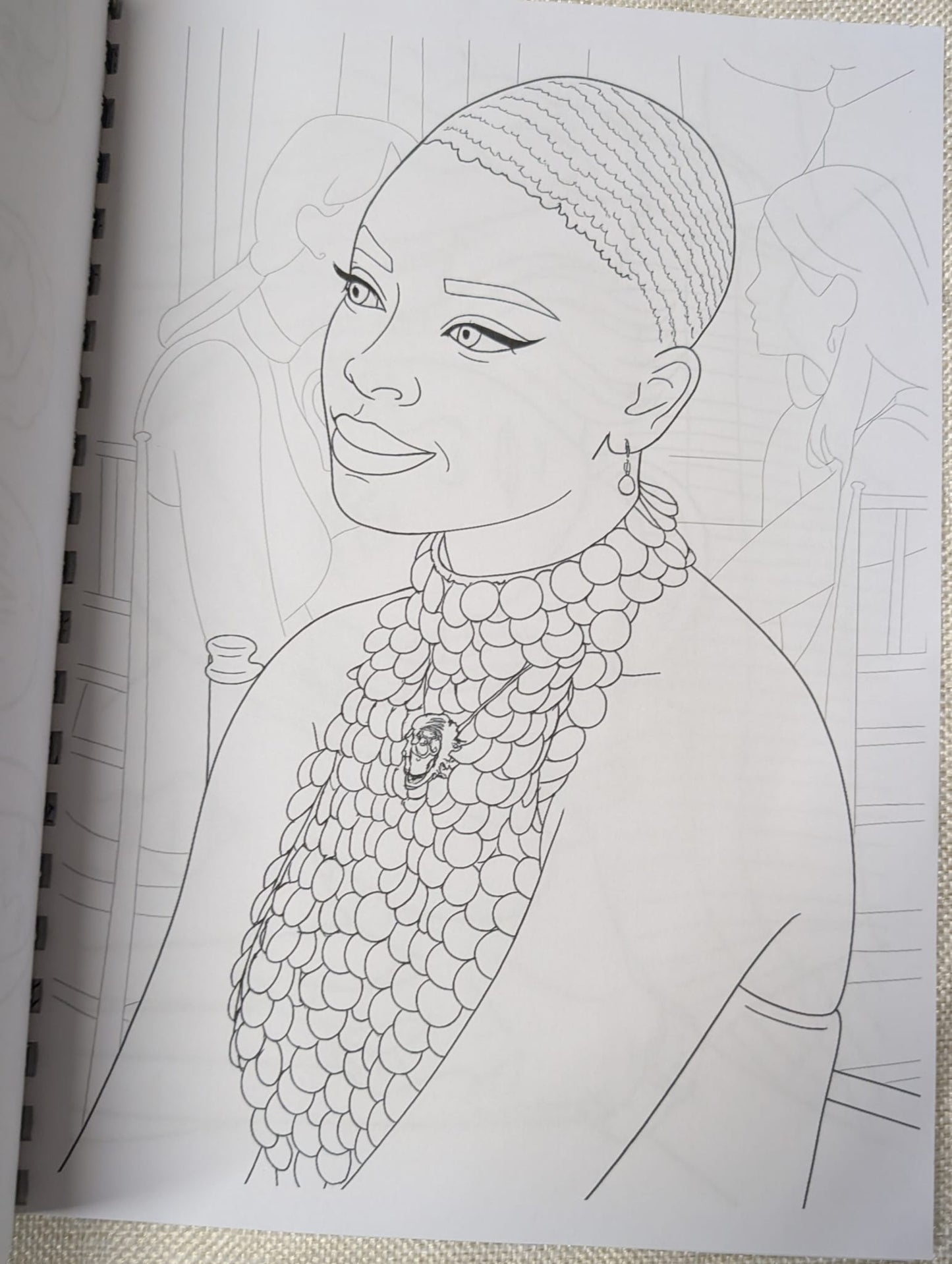 Wednesday Inspired Colouring Book