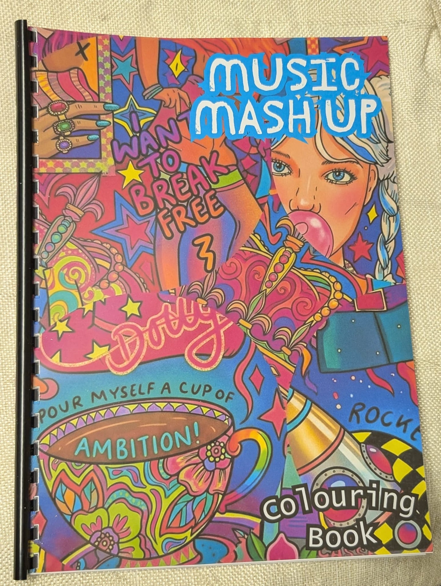 Music Mash Up Colouring Book