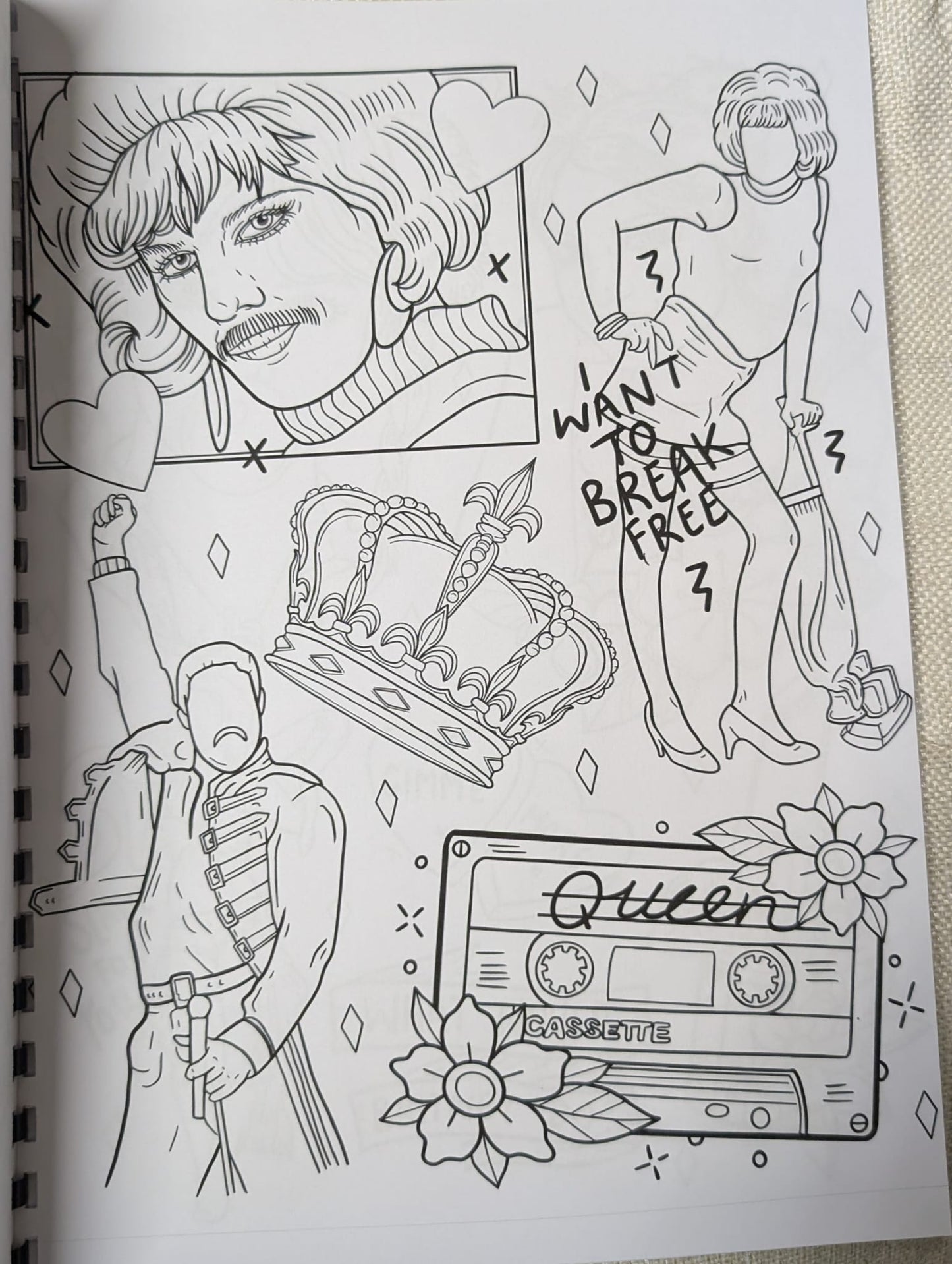 Music Mash Up Colouring Book
