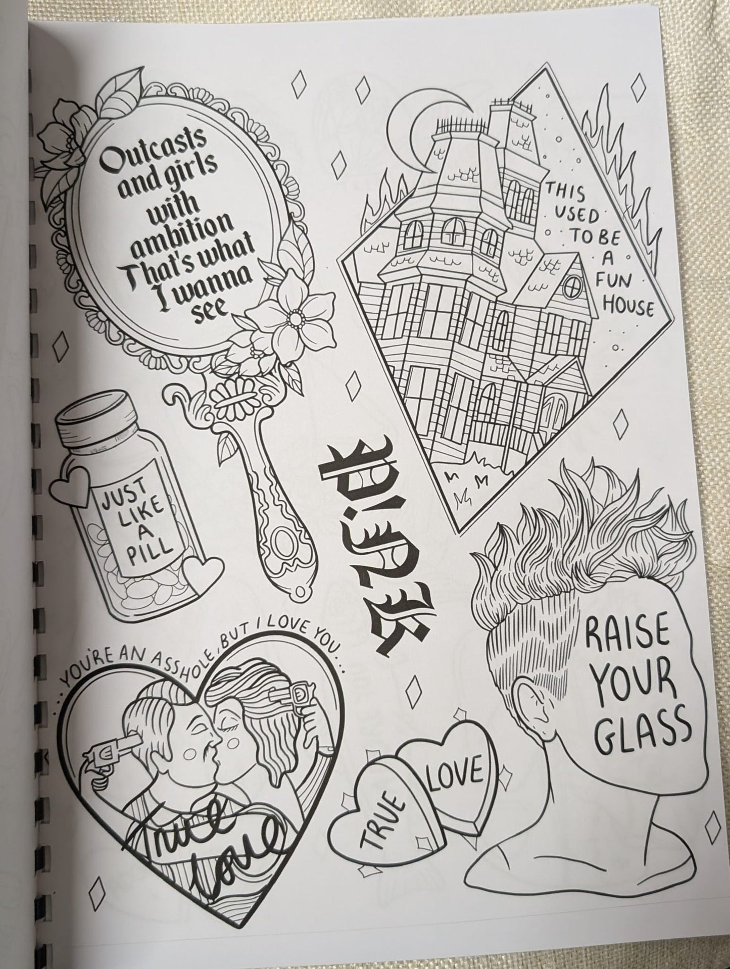 Music Mash Up Colouring Book