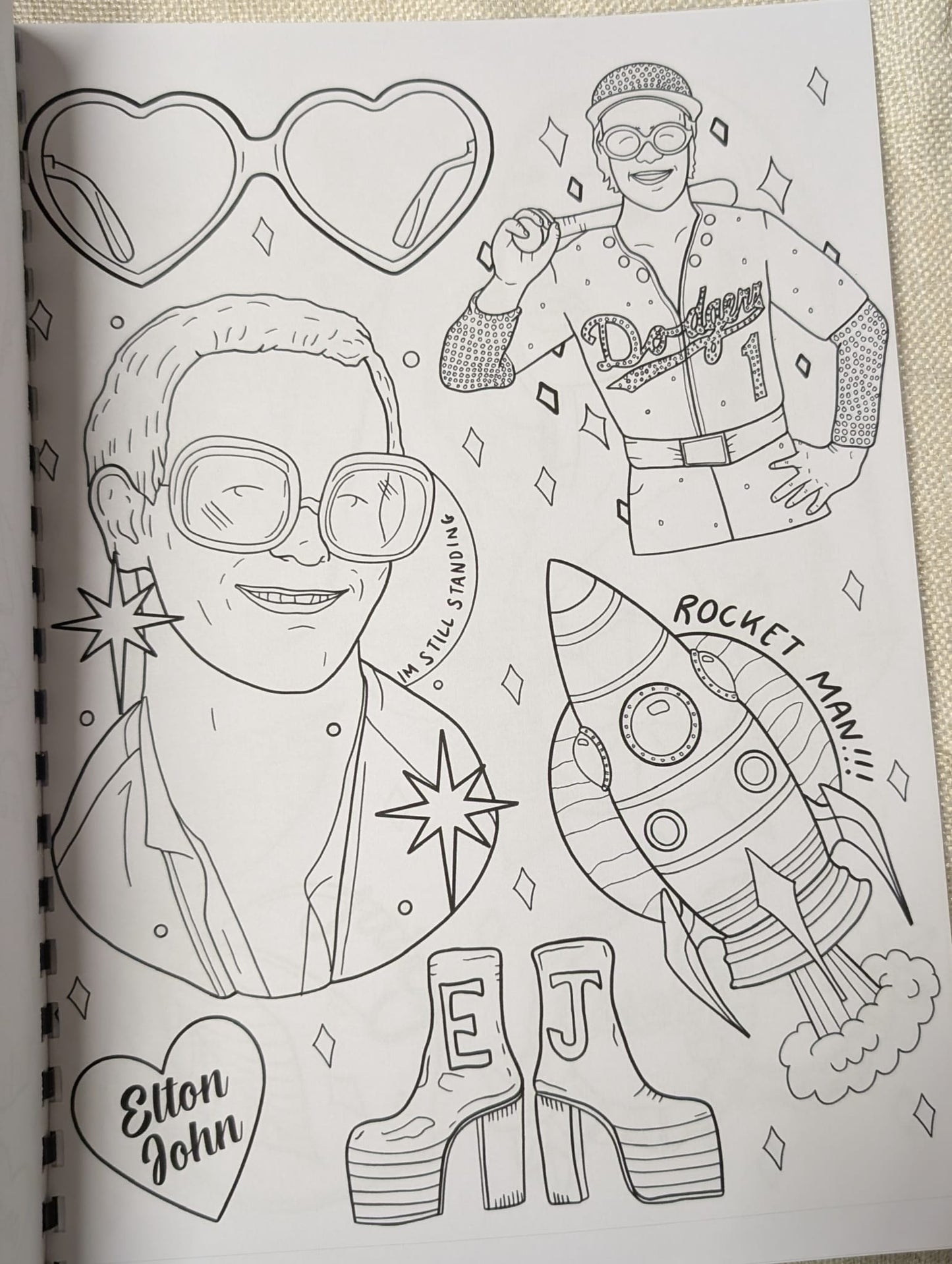 Music Mash Up Colouring Book