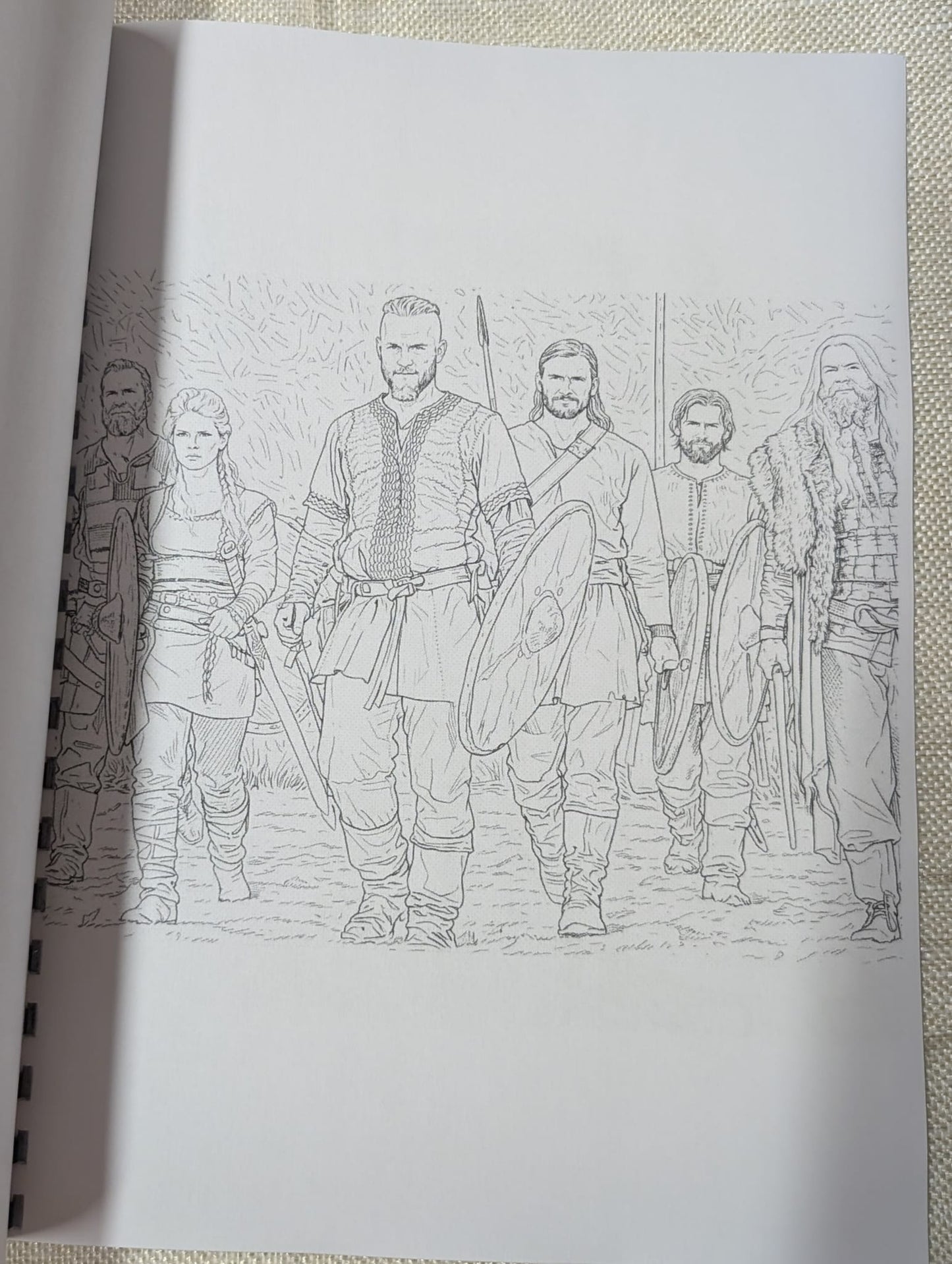 Vikings Inspired Colouring Book