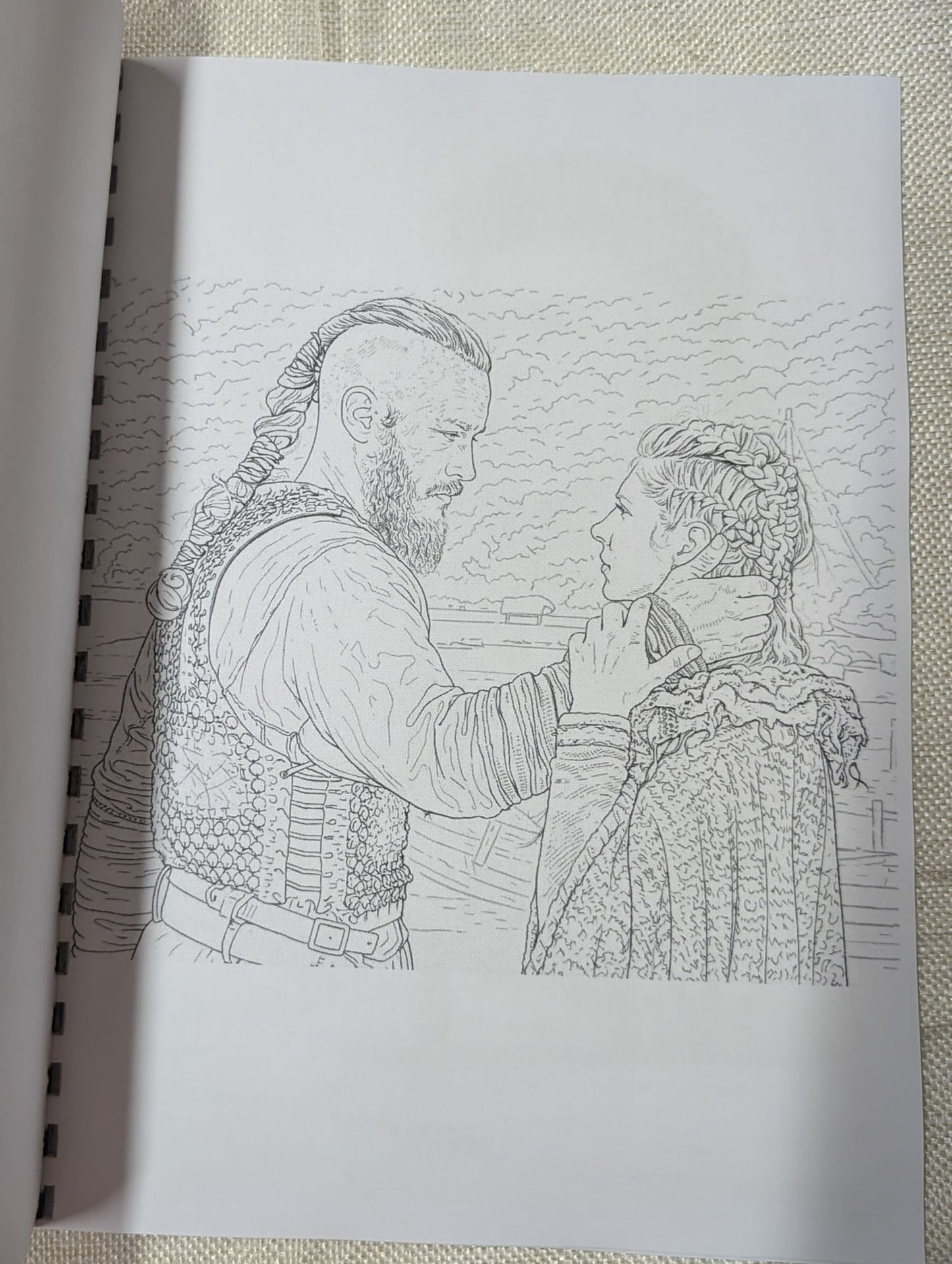 Vikings Inspired Colouring Book
