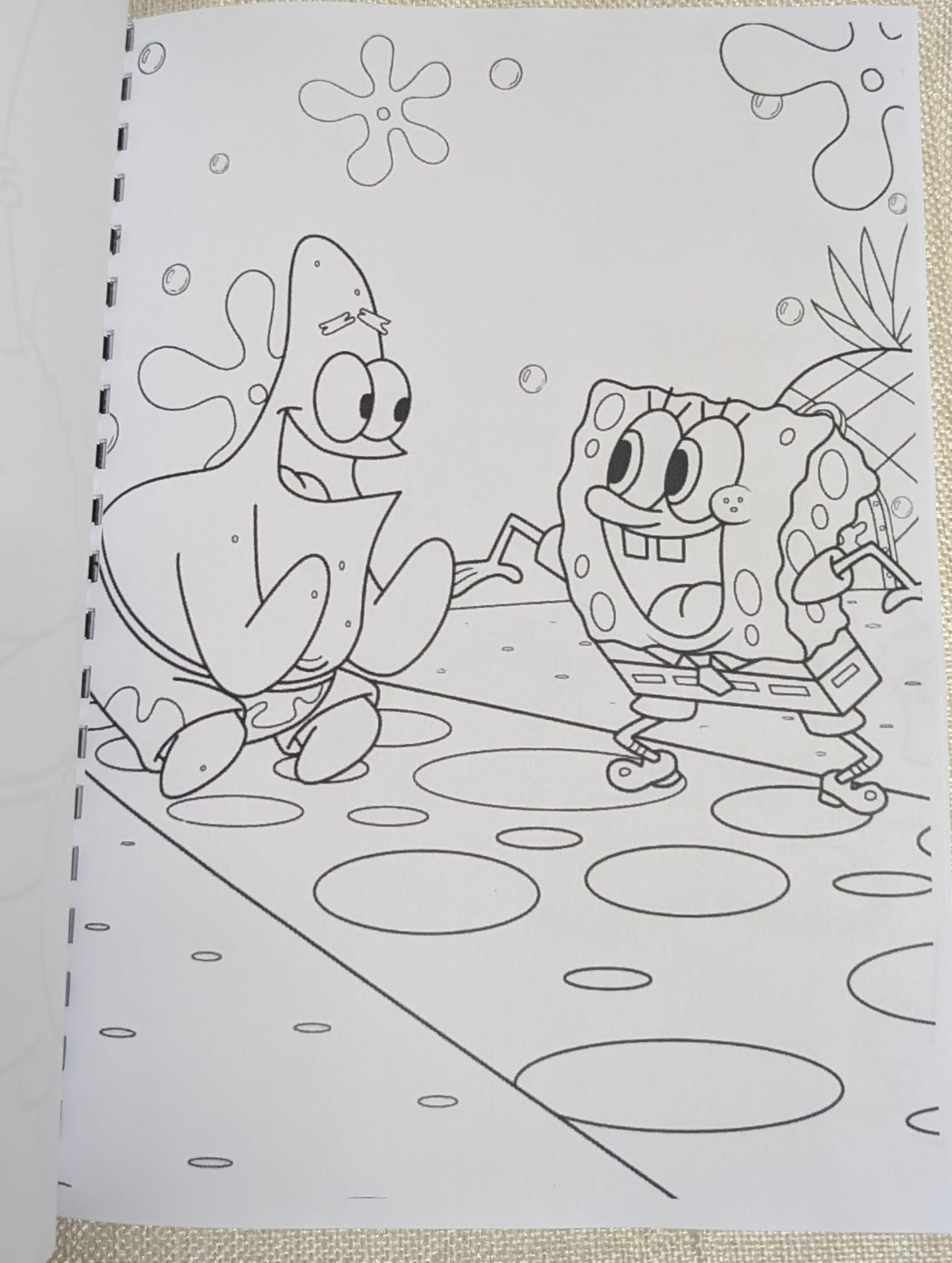 Spongebob Squarepants Inspired Colouring Book