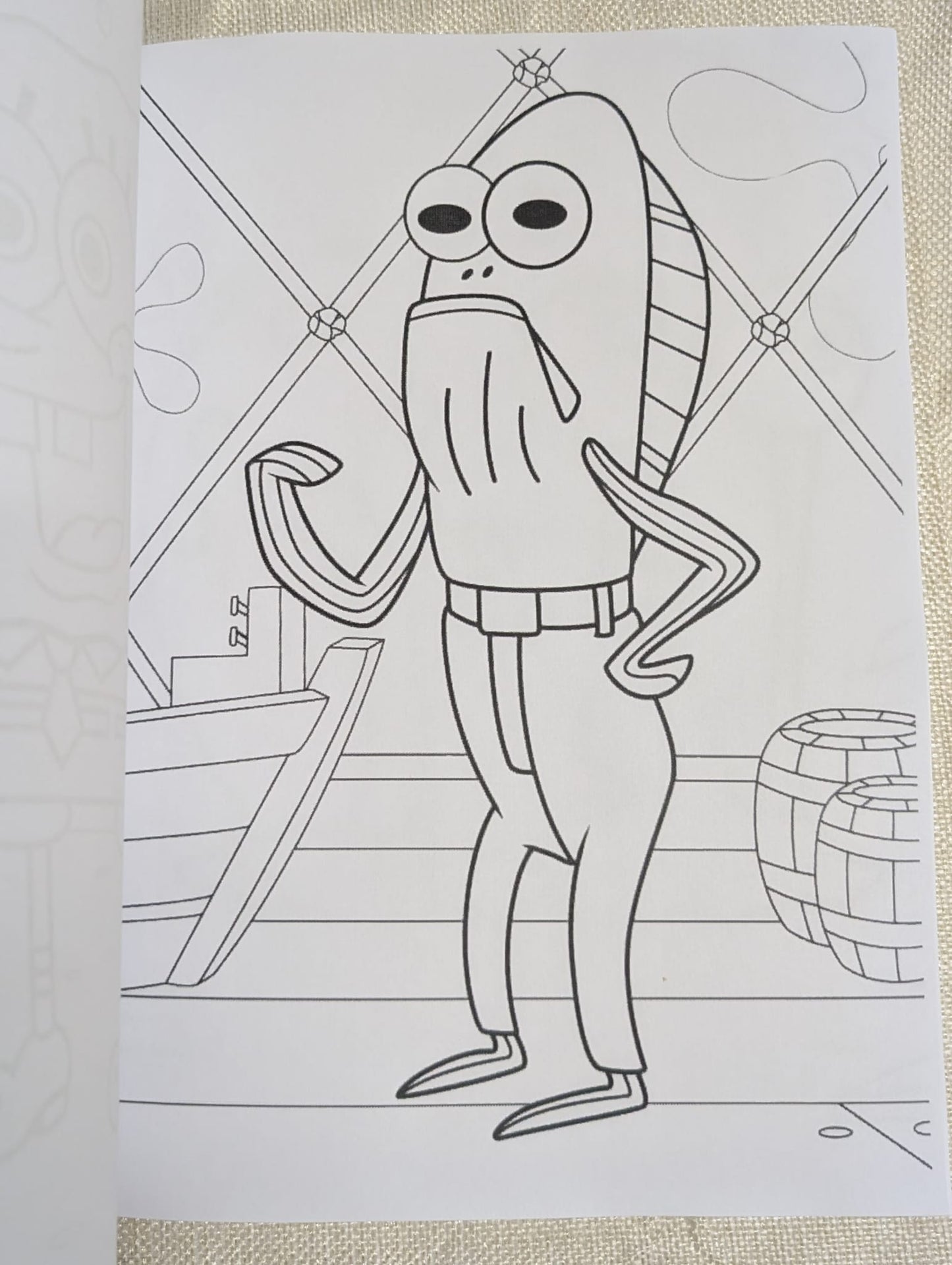 Spongebob Squarepants Inspired Colouring Book