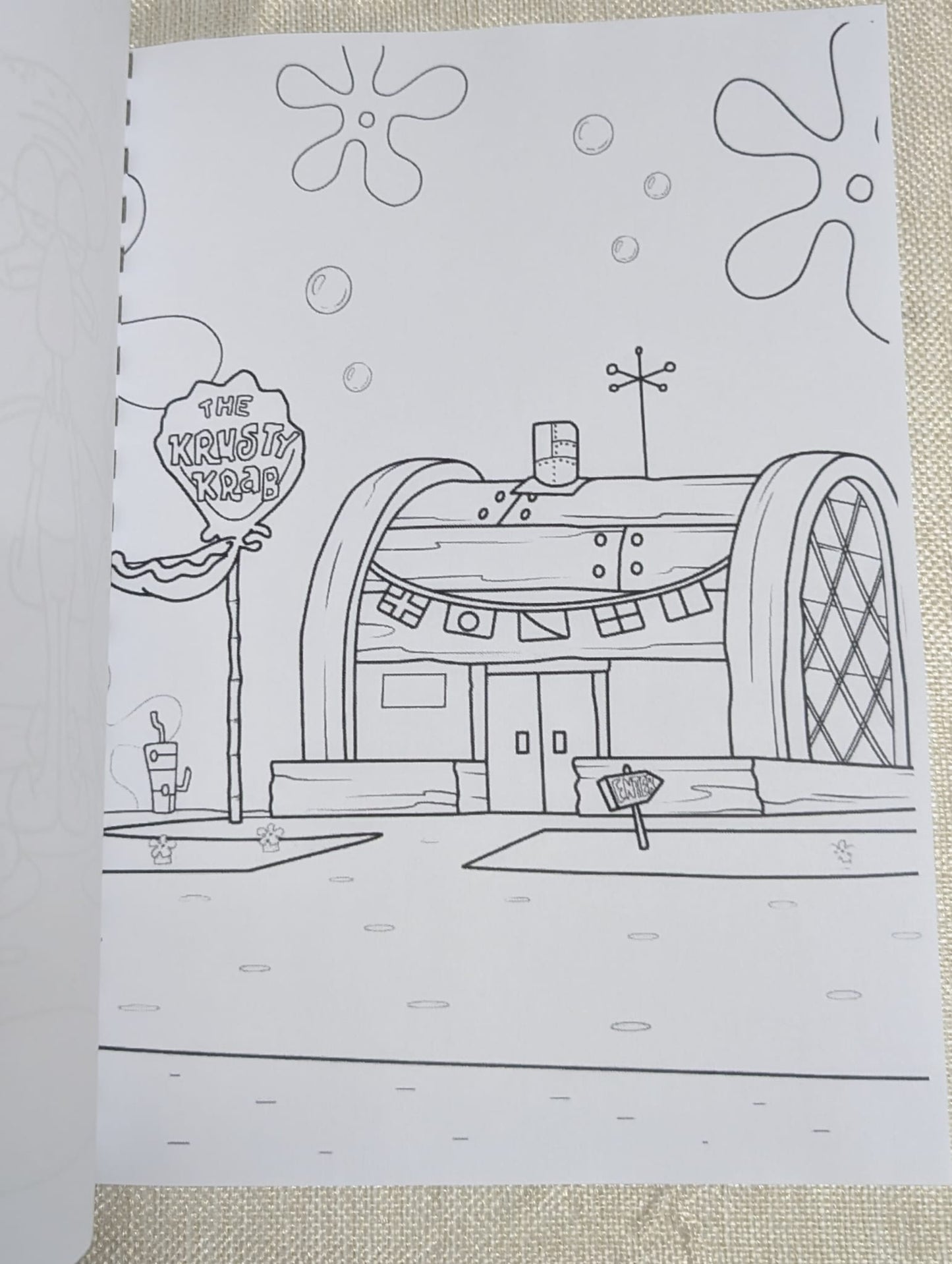 Spongebob Squarepants Inspired Colouring Book