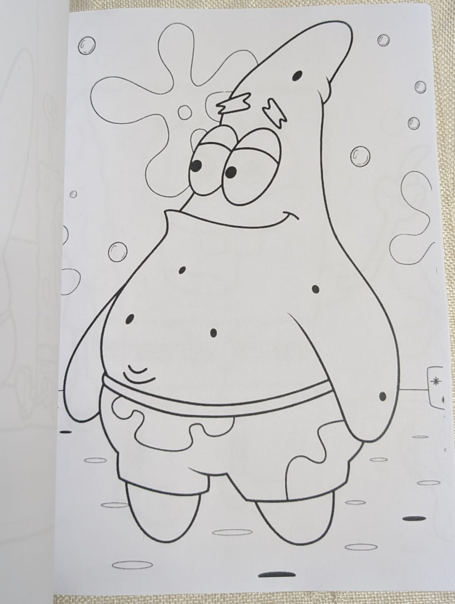 Spongebob Squarepants Inspired Colouring Book