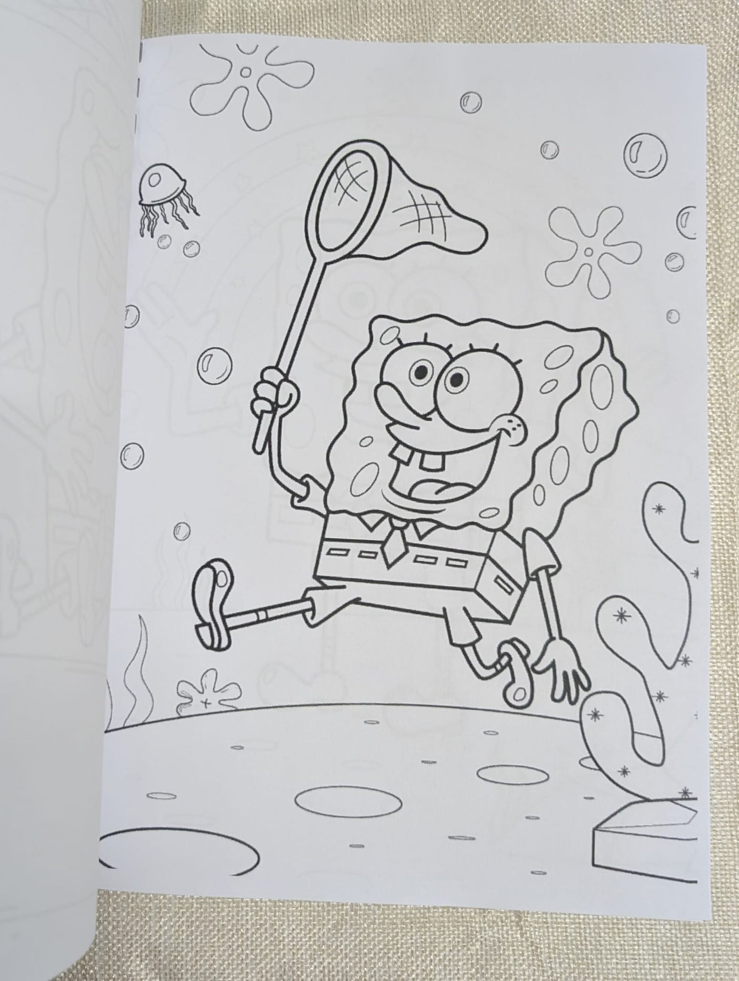 Spongebob Squarepants Inspired Colouring Book