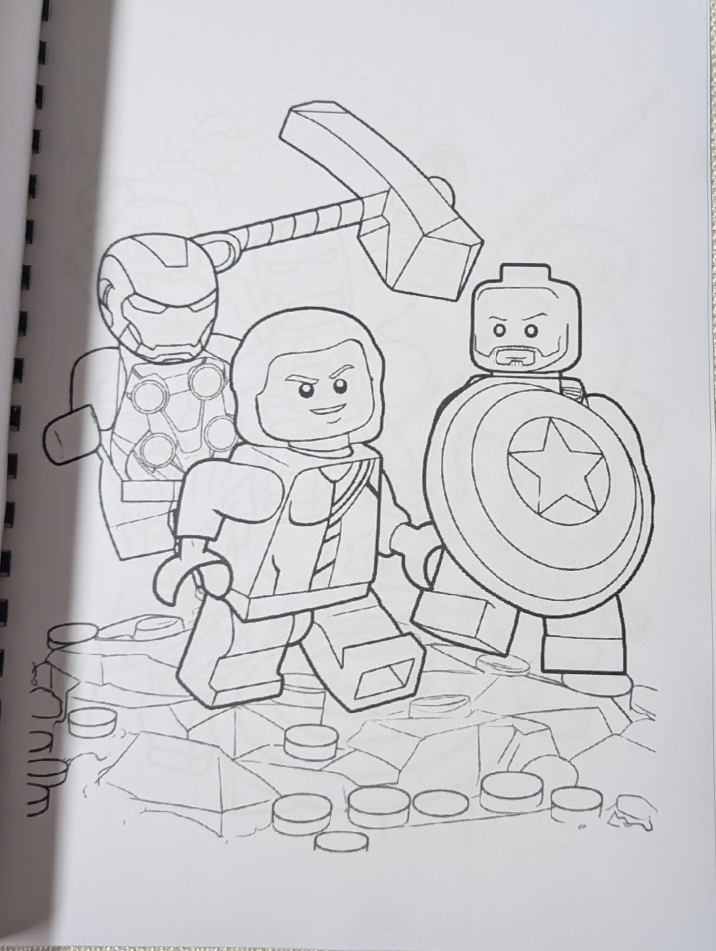 Lego Avengers Colouring Book